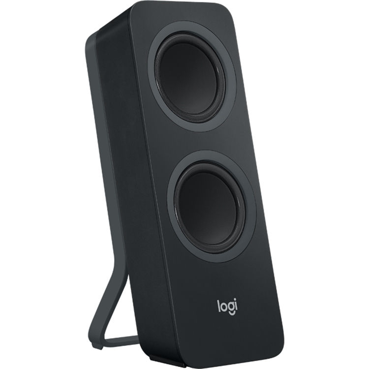 Logitech Z207 black Bluetooth desktop speakers with Easy-Switch controls — view 3