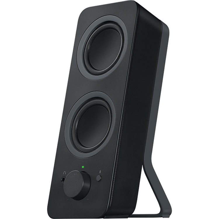 Logitech Z207 black Bluetooth desktop speakers with Easy-Switch controls — view 4