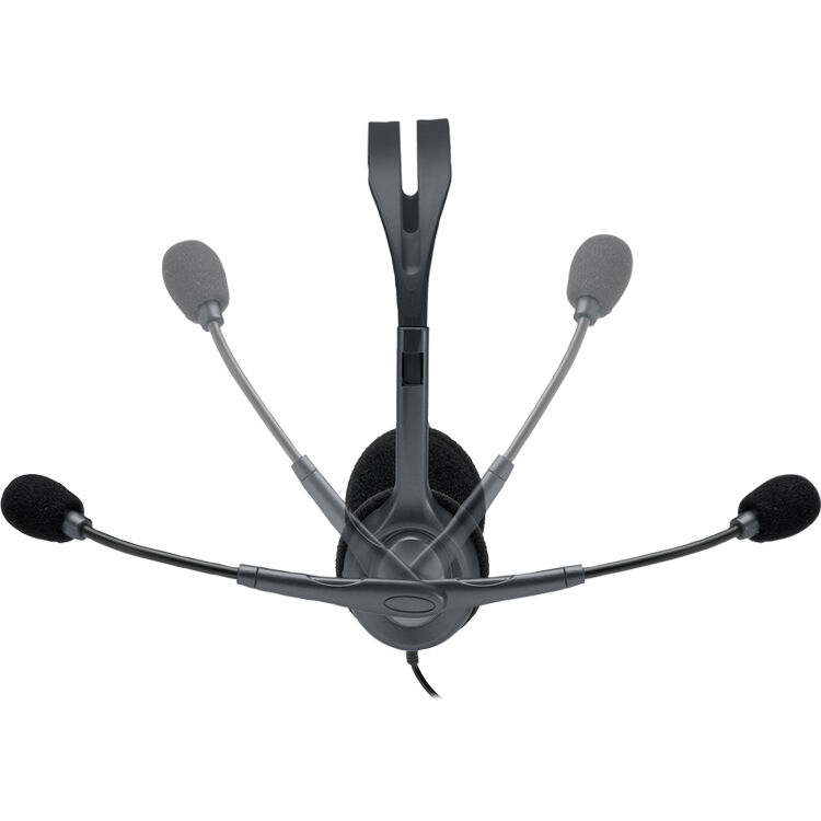 Logitech Stereo Headset H111 - For computers that utilize separate 3.5 mm microphone-in and audio-out ports. Simple and effective for everyday use and compatible with most operating systems and platforms. — view 4