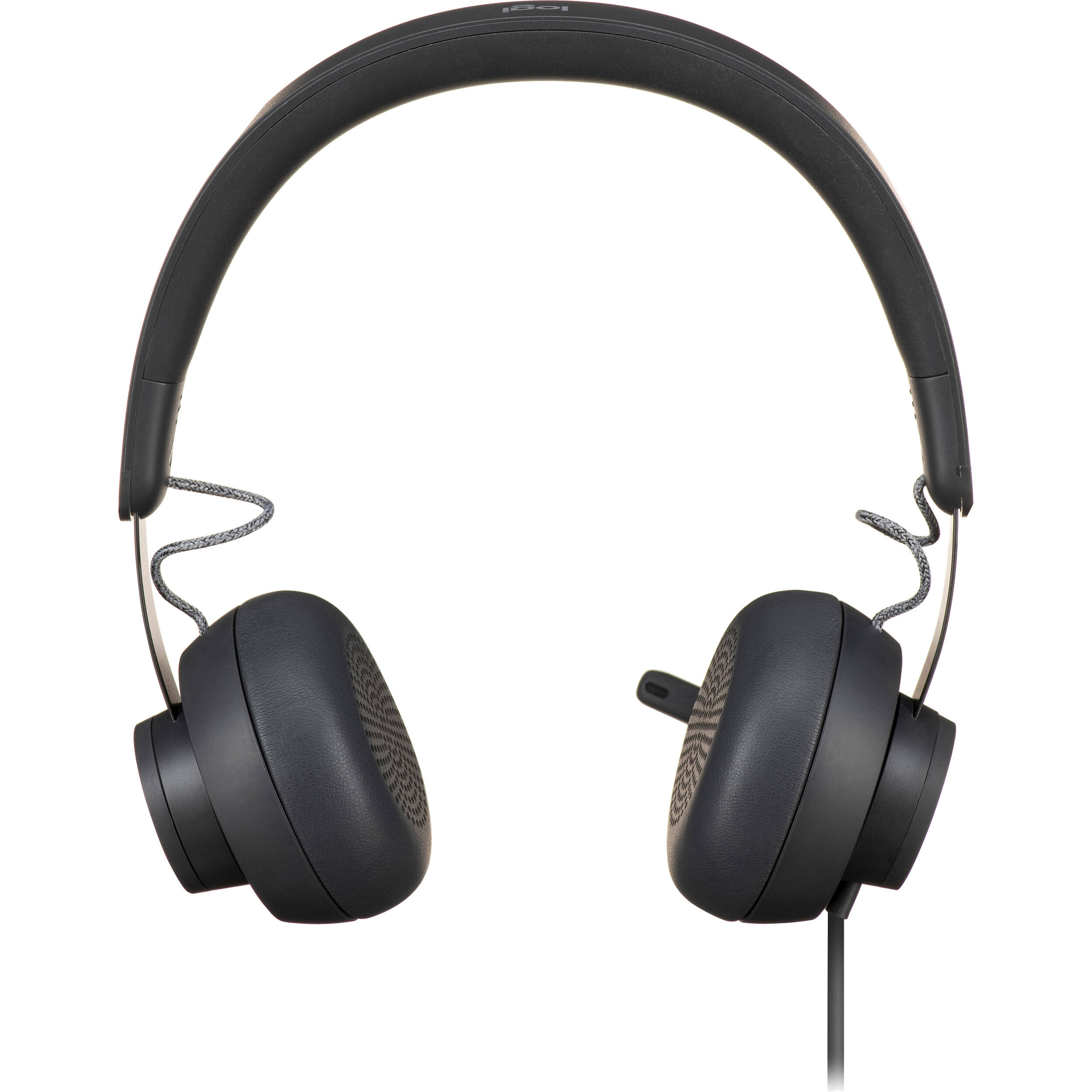 Designed for busy open workspaces, Zone Wired is a USB headset that delivers premium audio and reliable call clarity with advanced noise-canceling mic technology. Open UC Wired Headset, inline controller, USB A2C adapter. — view 3