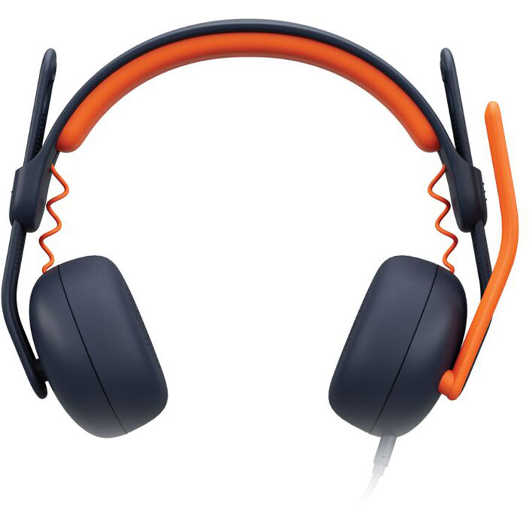 Logitech Zone Learn headset with USB-A connection and on-ear design for education use — view 2