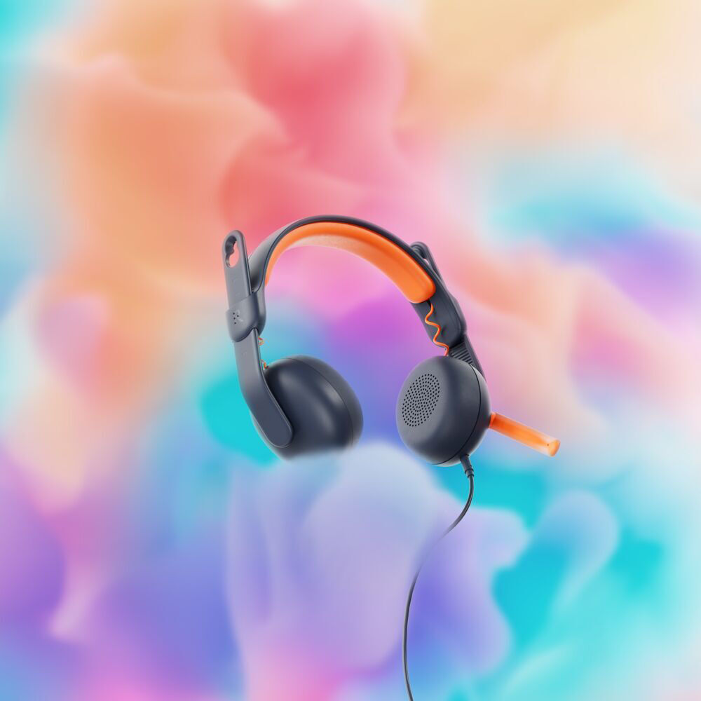 Logitech Zone Learn headset with USB-A connection and on-ear design for education use — view 7