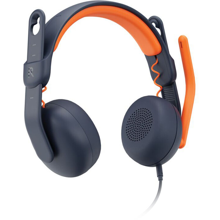 Logitech Zone Learn Headset USB-C on-ear wired headset for modern classroom and training devices — view 3