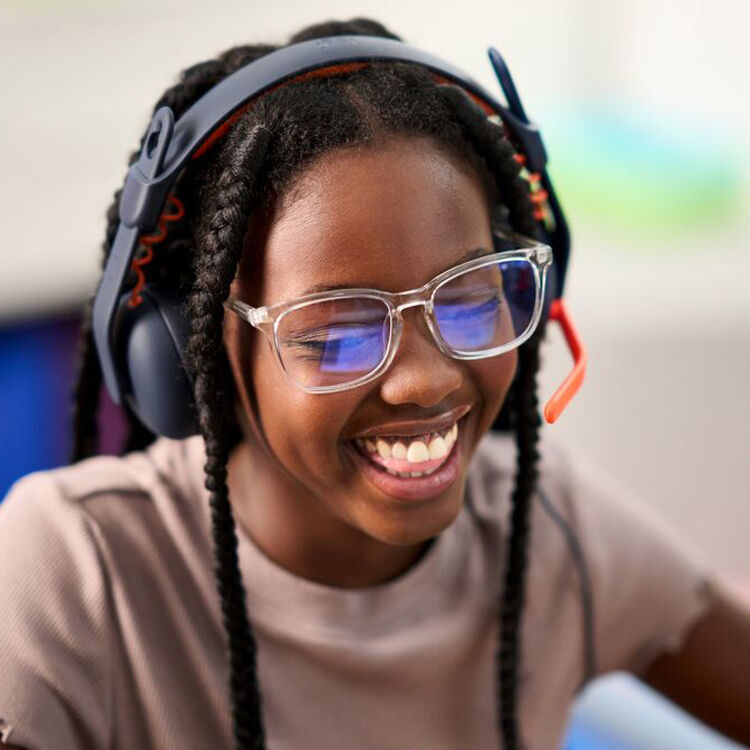 Logitech Zone Learn Headset USB-C on-ear wired headset for modern classroom and training devices — view 5