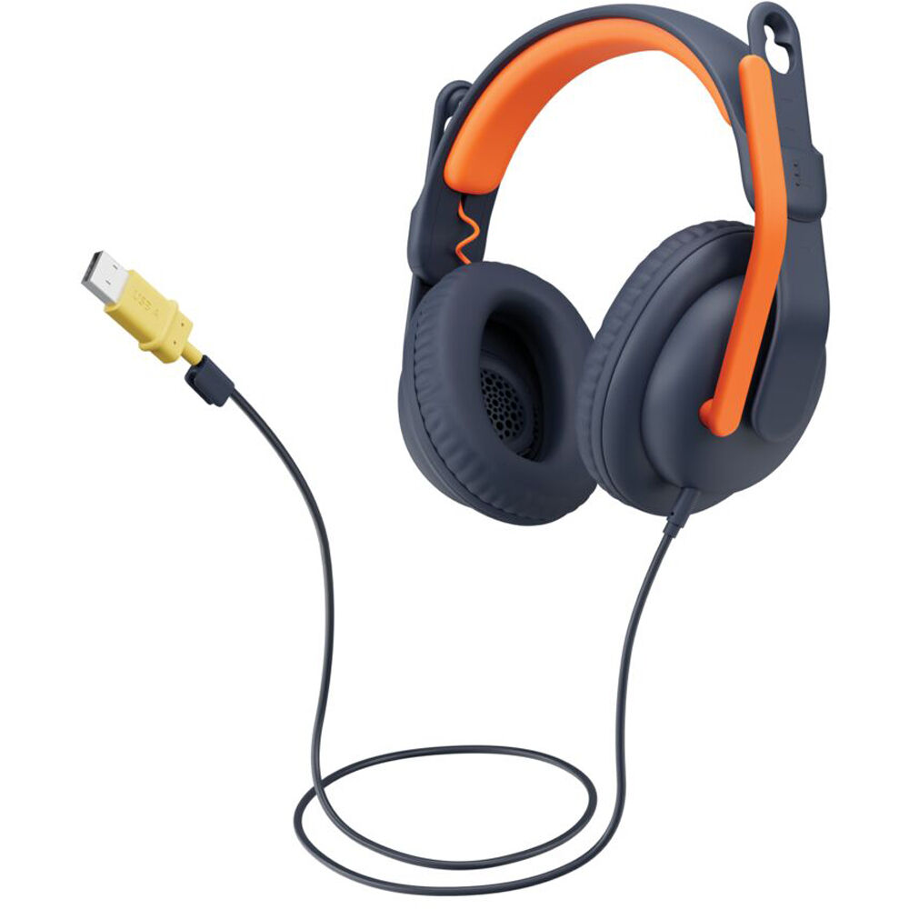 Logitech Zone Learn Headset USB-A over-ear wired headset with USB-A connector — view 4