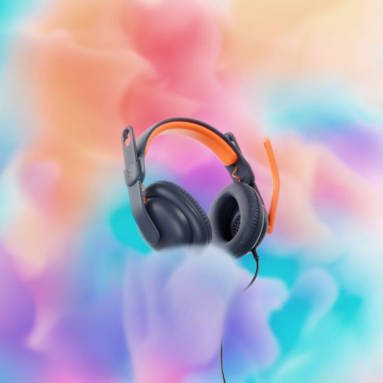 Logitech Zone Learn Headset USB-A over-ear wired headset with USB-A connector — view 7
