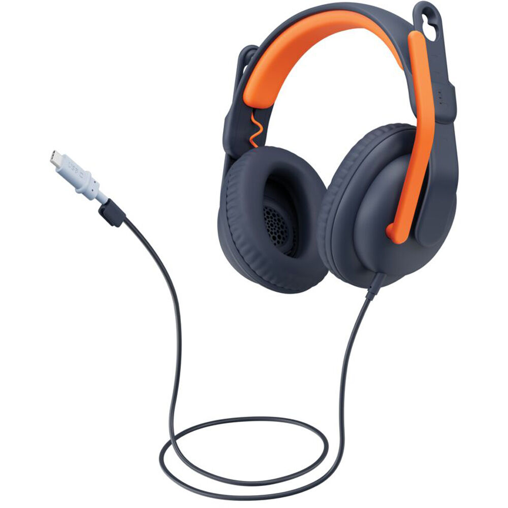 Logitech Zone Learn Headset USB-C over-ear wired headset with USB-C connector — view 4