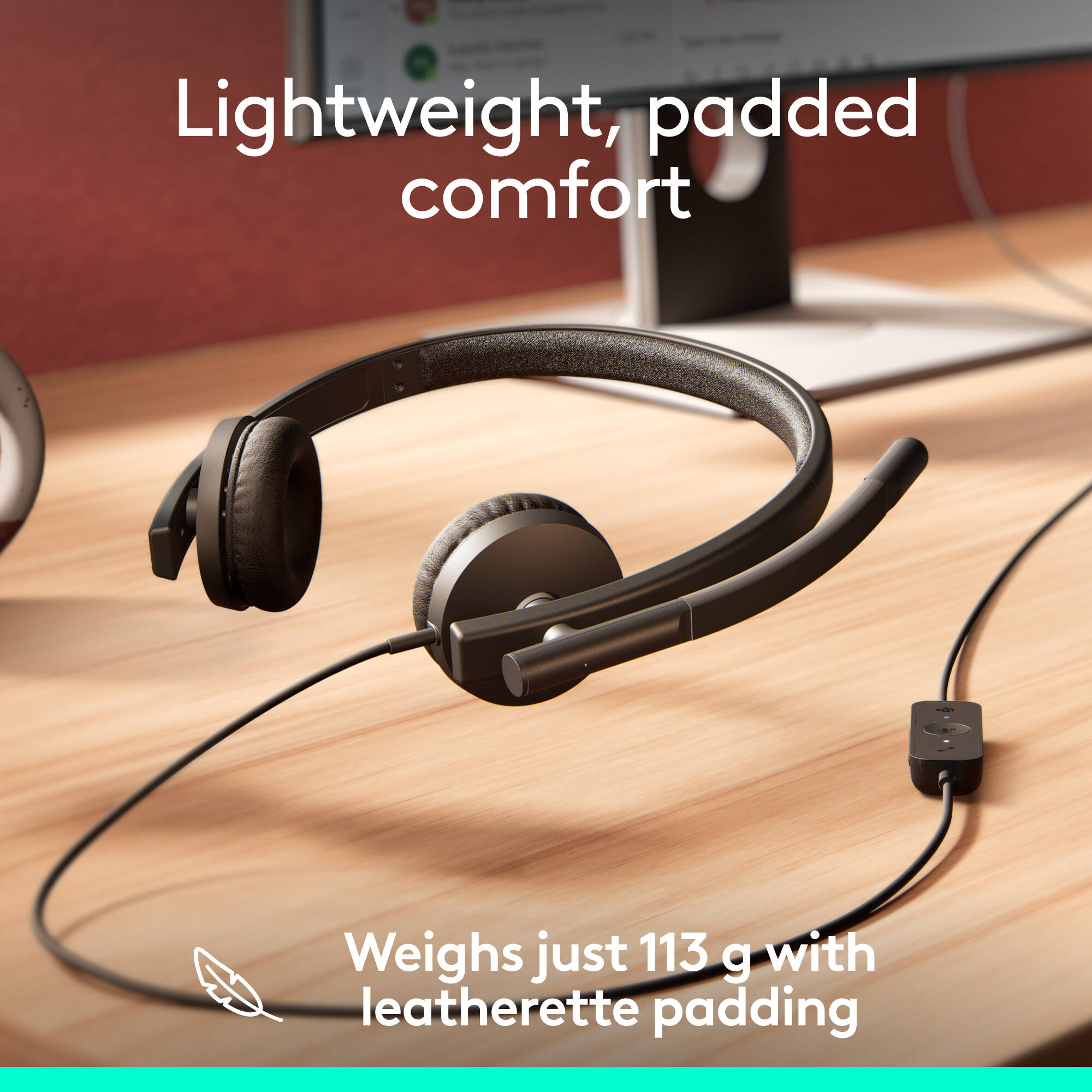 USB-A Headset Stereo H570e, Teams — view 5