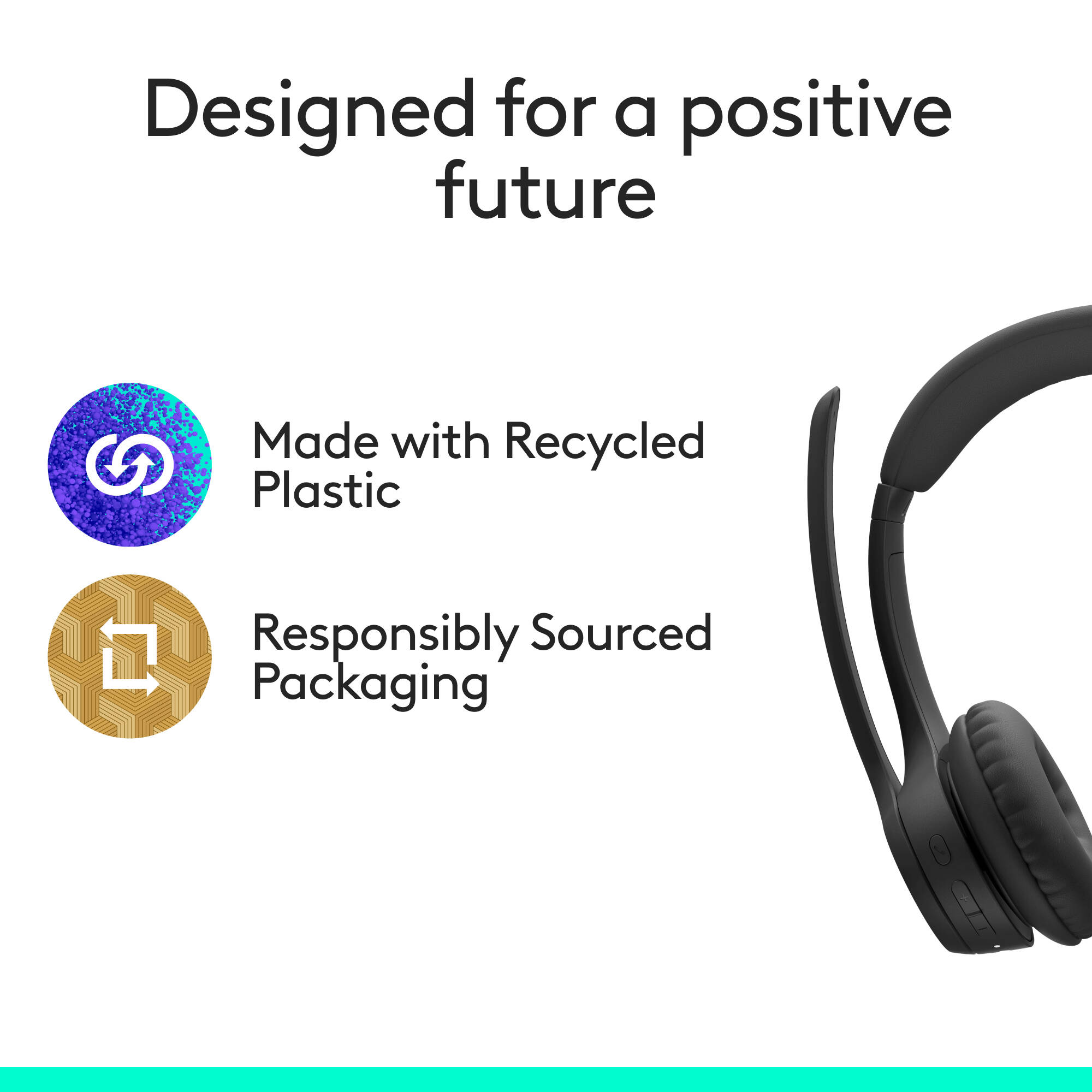 Logitech Zone 305 Teams wireless headset with USB dongle — view 7