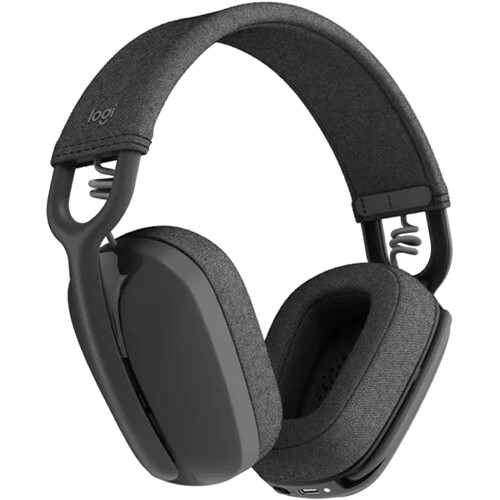 Logitech Zone Vibe Wireless Headset UC in Graphite, over-ear Bluetooth headset for unified communications — view 3