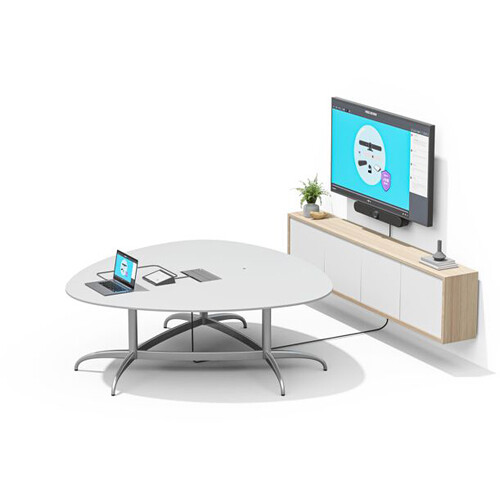 Logitech Rally Bar Mini bundle with Tap Cat5e and Mic Pod for small conference rooms — view 5