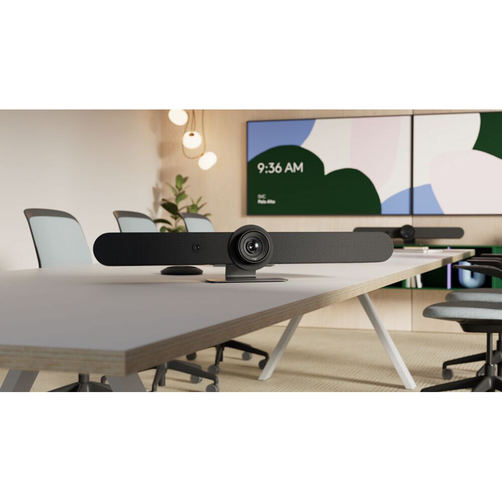 Logitech RallyBar bundle with Tap Cat5e and Mic Pods for conference rooms — view 4
