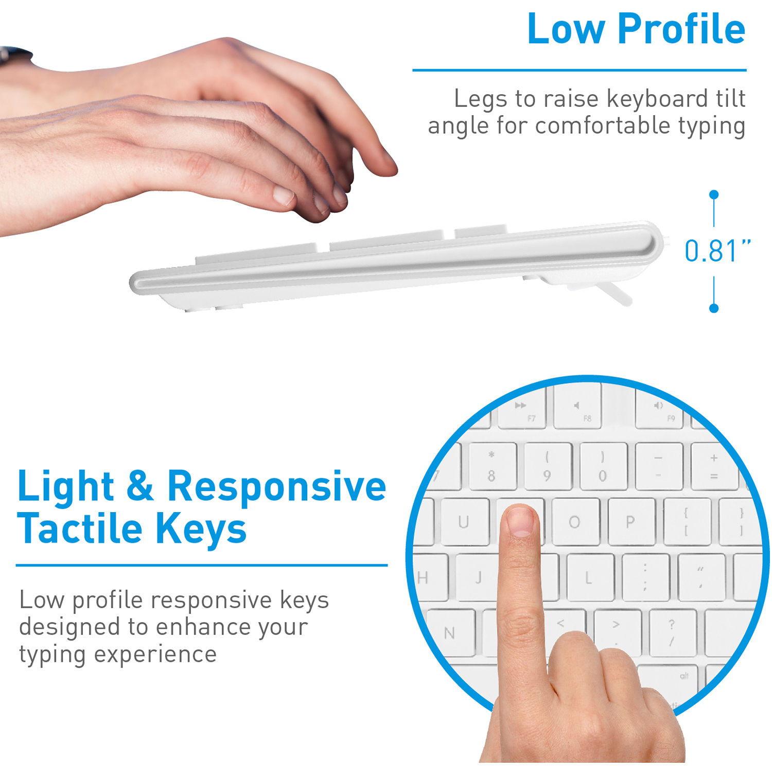 MACALLY PERIPHERALS FULL SIZE USB KEYBOARD FOR MAC — view 8