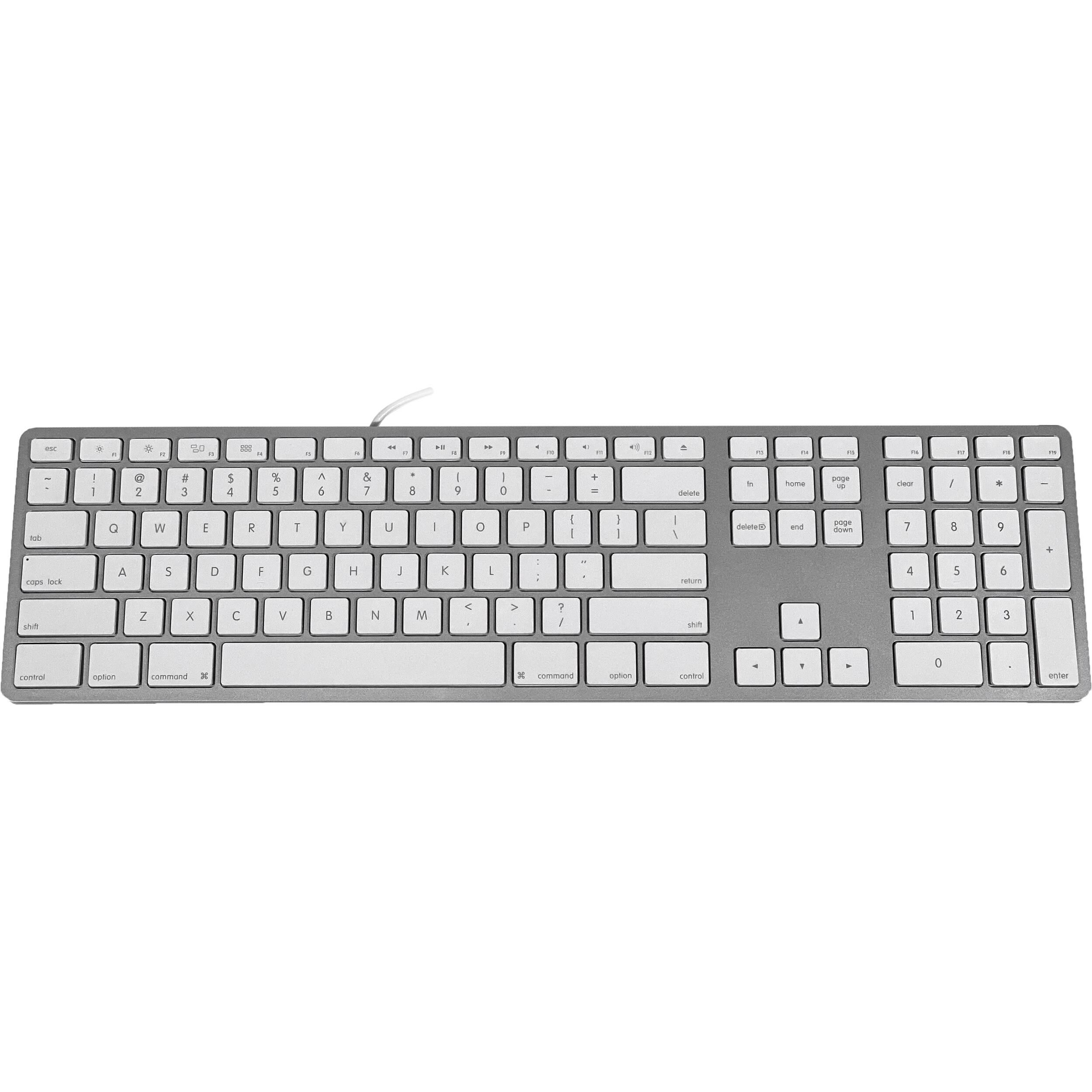 MATIAS FK316CS USB-C keyboard for Mac with numeric keypad — view 2