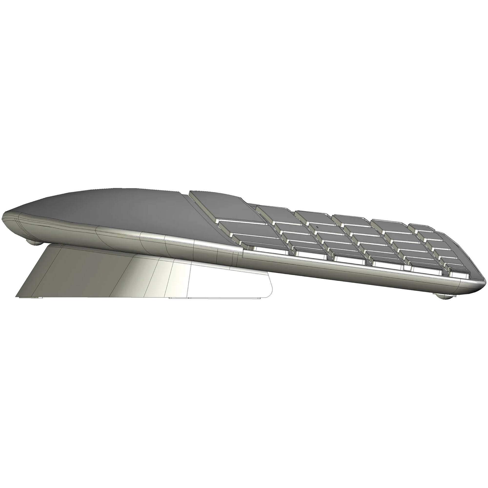 Matias Sculpt Rechargeable Mac Keyboard — Bluetooth, sculpted layout, rechargeable — view 5