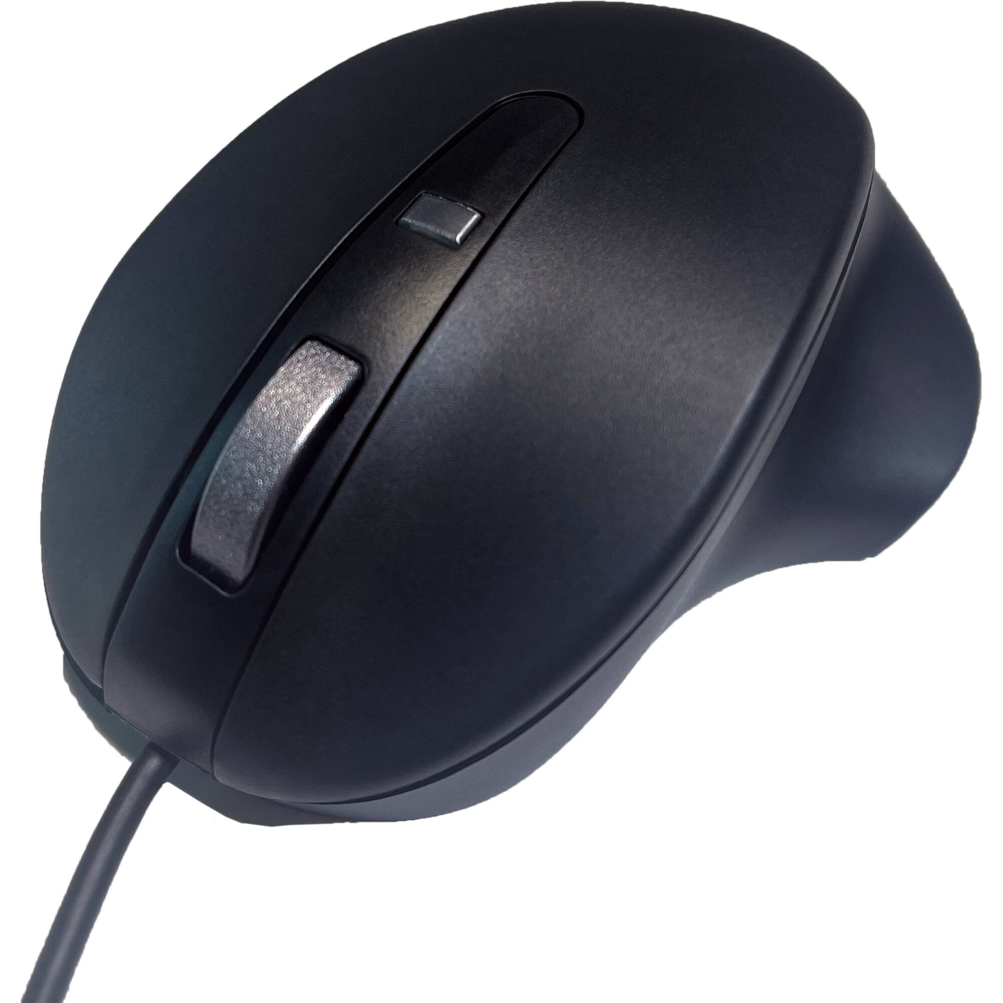 MATIAS M20BB black wired USB-A PBT optical mouse — view 3