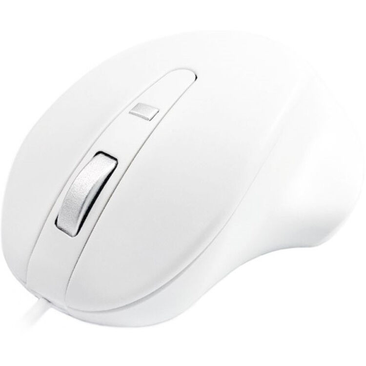 Matias M20W white wired USB-A PBT mouse for desktop use — view 2