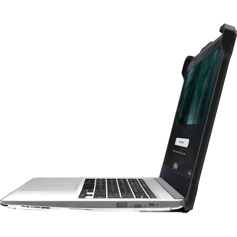 Black-clear Extreme Shell L protective case for HP G7/G6 Chromebook 14 clamshell — view 5