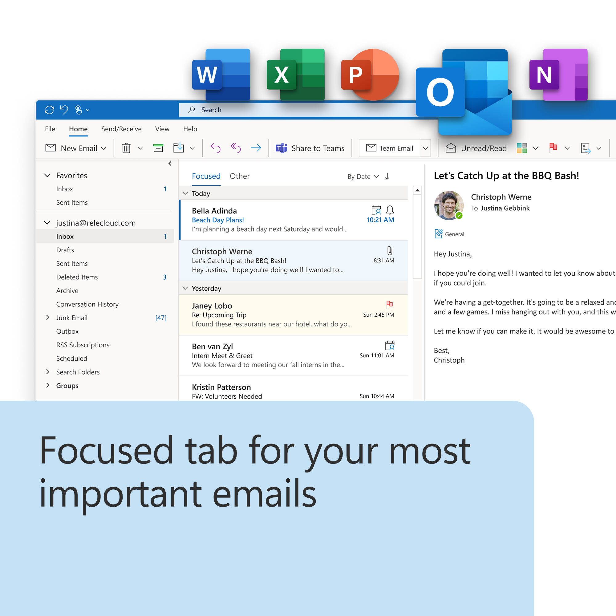Microsoft Office Home and Business 2024 retail box for one user, English, North America only — view 5