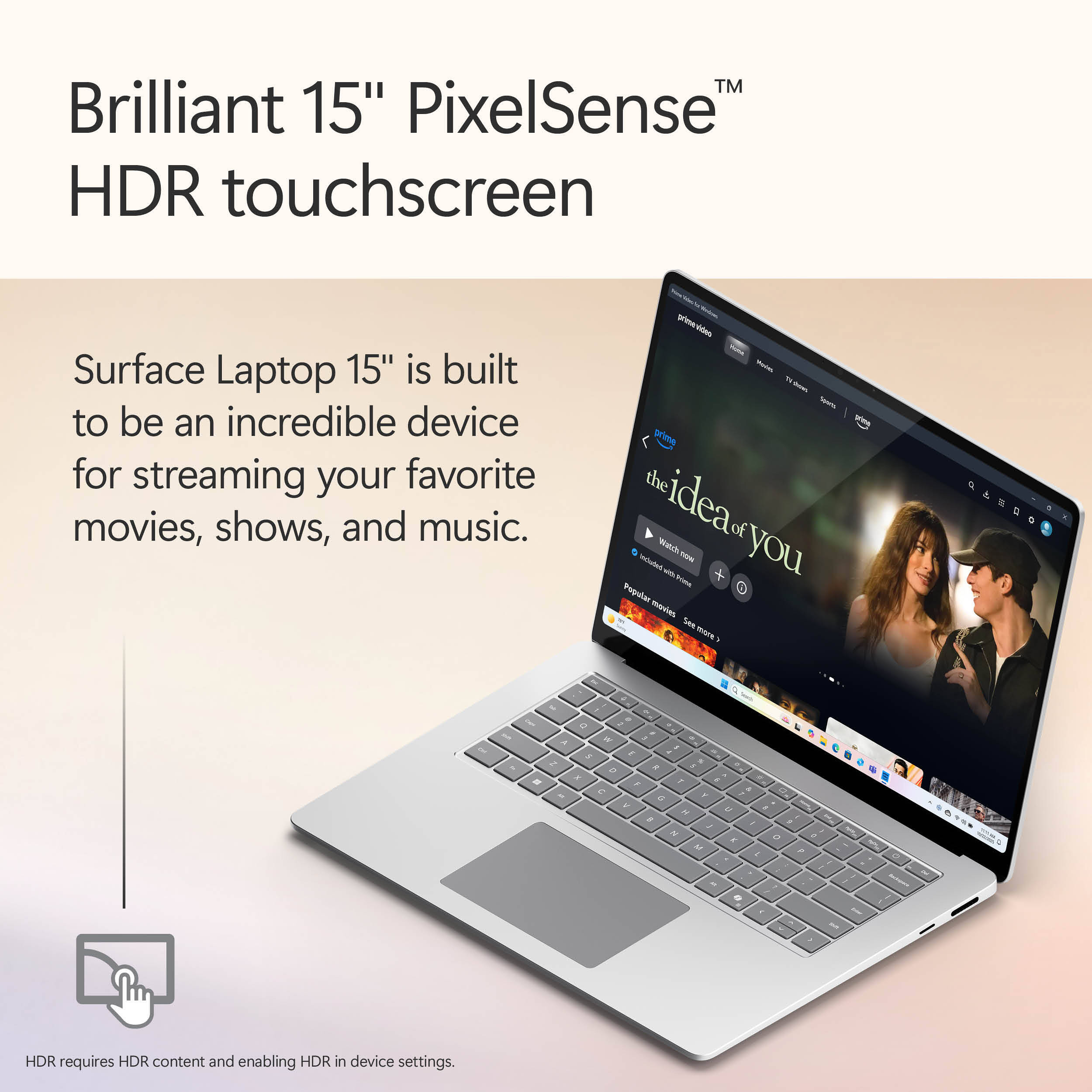 Microsoft Surface Laptop 7 15-inch in Platinum with business-focused premium design — view 9