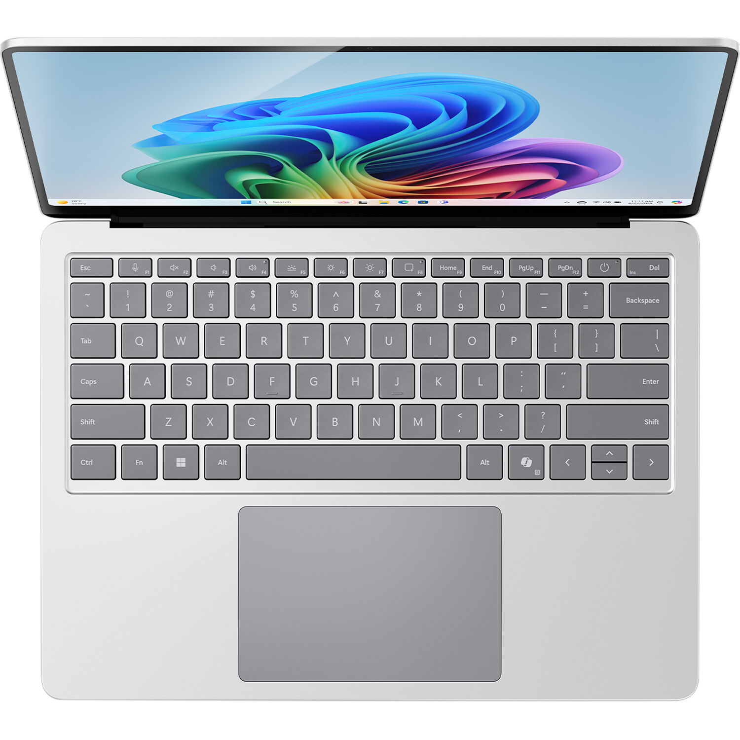 Microsoft Surface Laptop 7 15-inch business laptop in Platinum with 16 GB memory and 256 GB storage — view 5