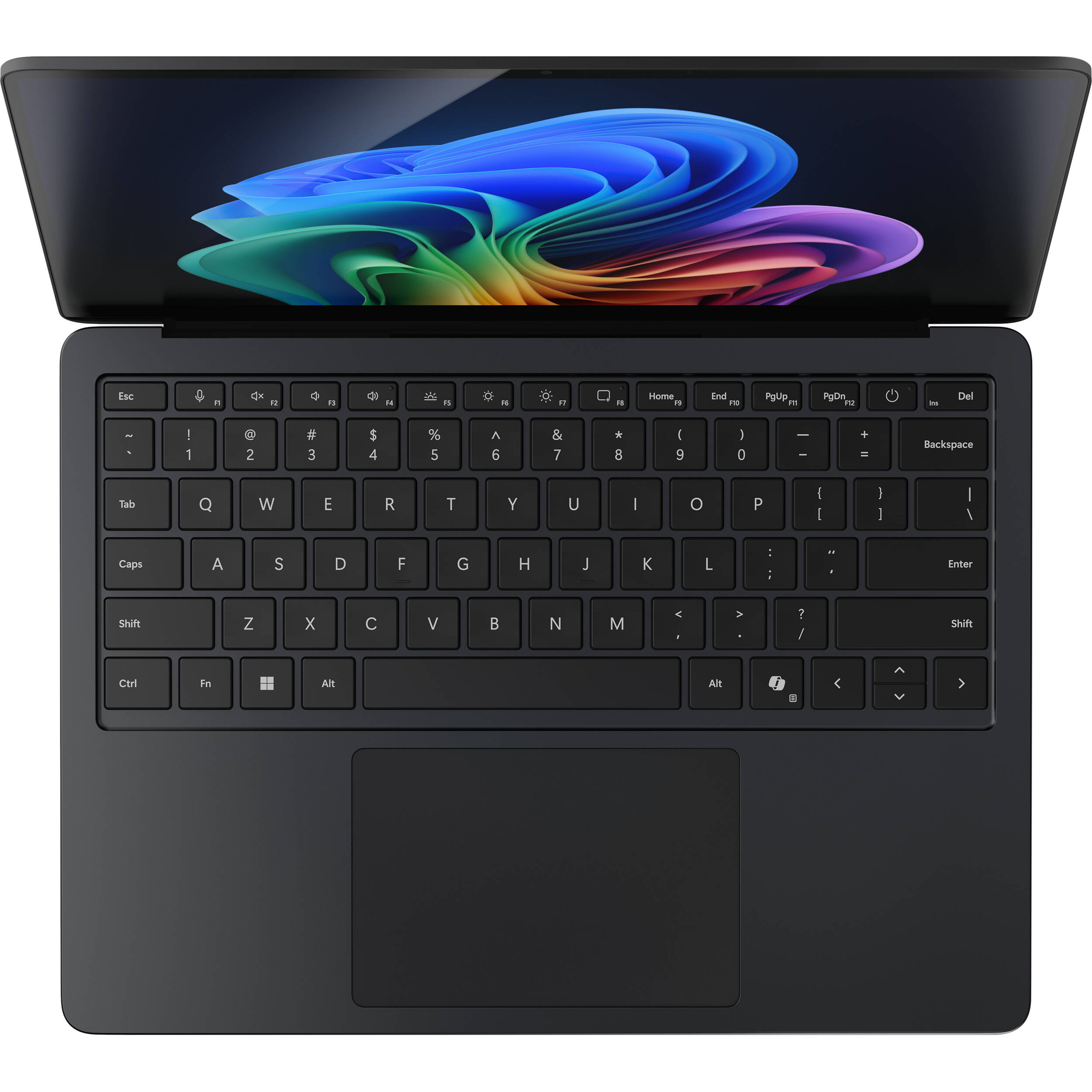 Microsoft graphite detachable 2-in-1 business tablet with 13-inch touchscreen and keyboard attached — view 4