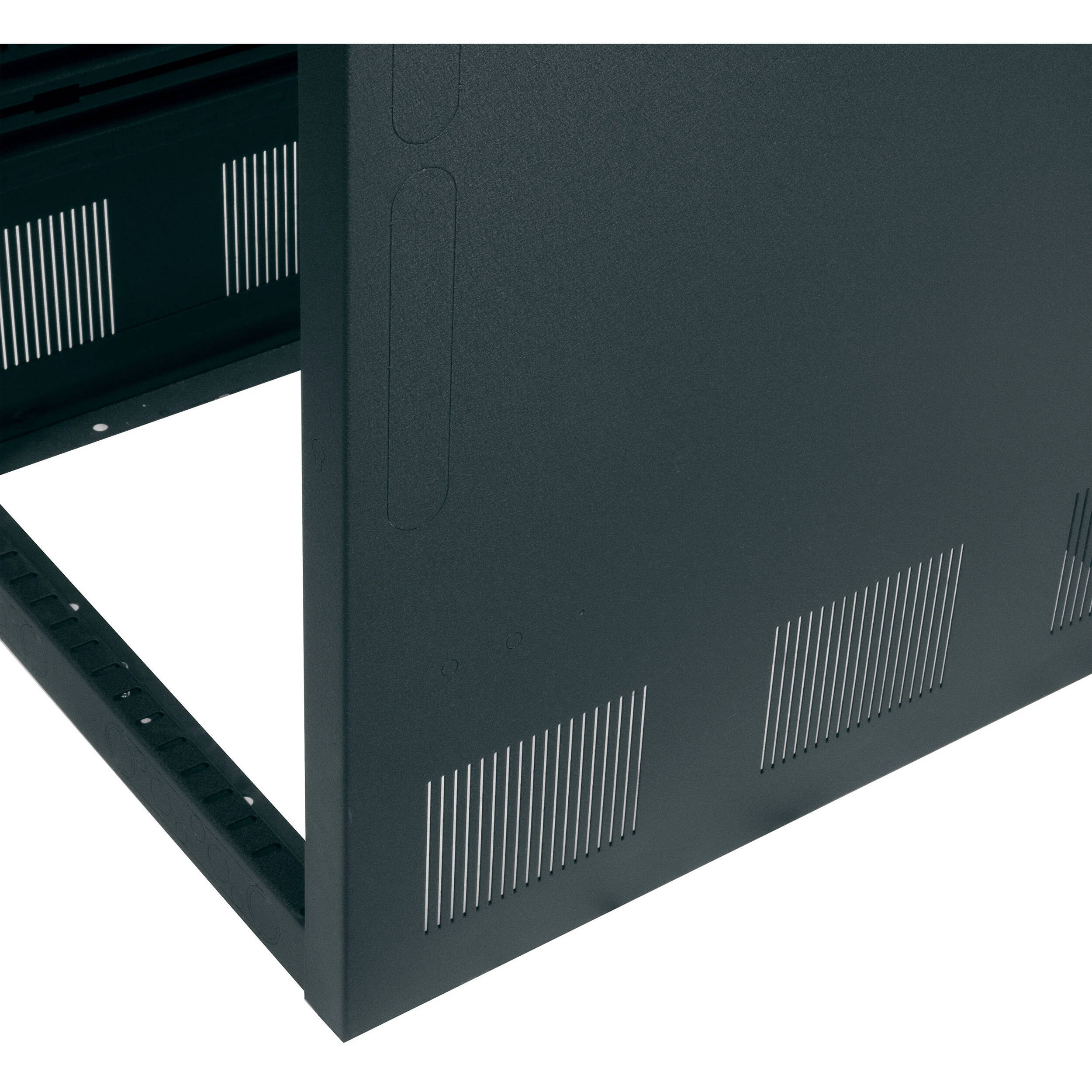 Middle Atlantic BGR-4527 45-space black floor-standing multibay rack, 27-inch depth — view 4