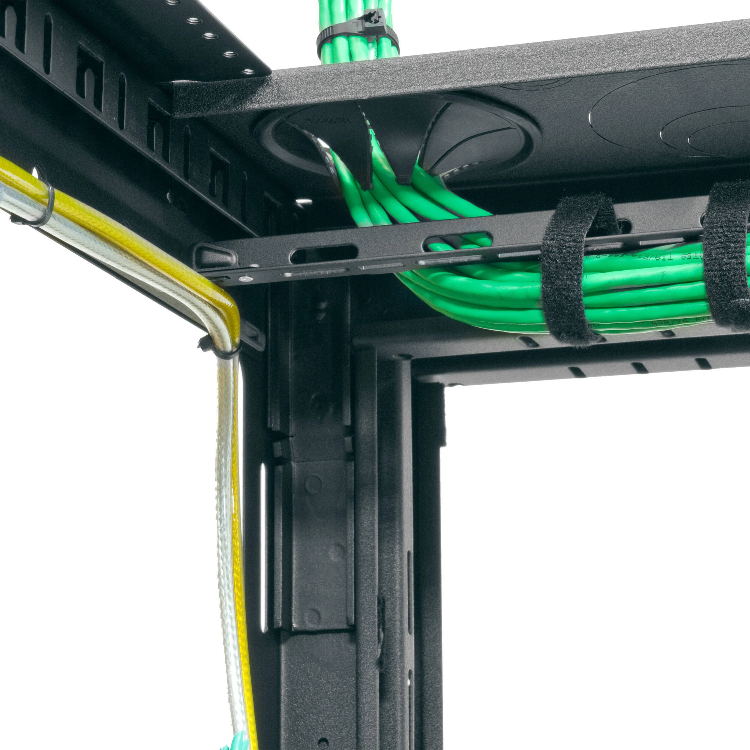 Middle Atlantic BGR-4527 45-space black floor-standing multibay rack, 27-inch depth — view 6