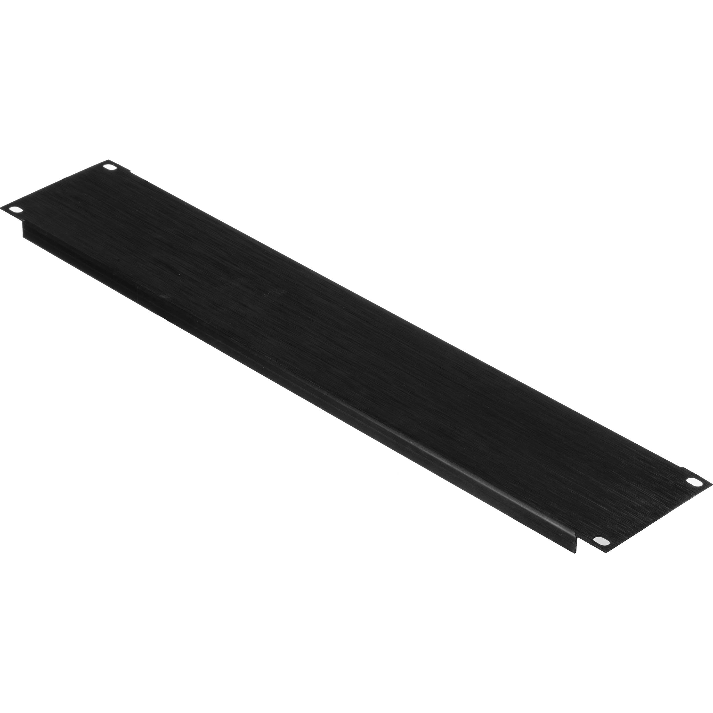 Middle Atlantic BL2 2-space flanged aluminum blank panel for rack enclosure — view 2