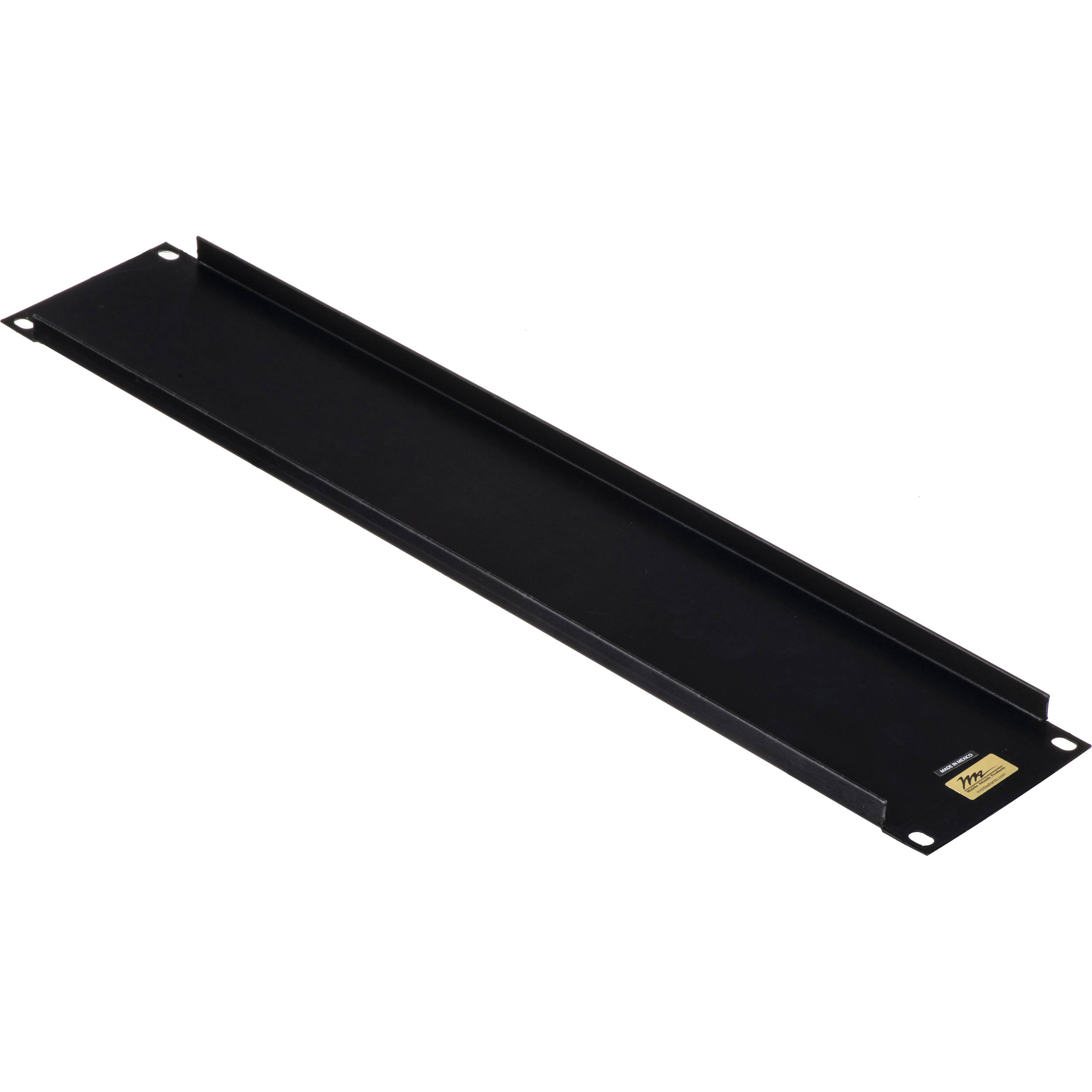 Middle Atlantic BL2 2-space flanged aluminum blank panel for rack enclosure — view 3