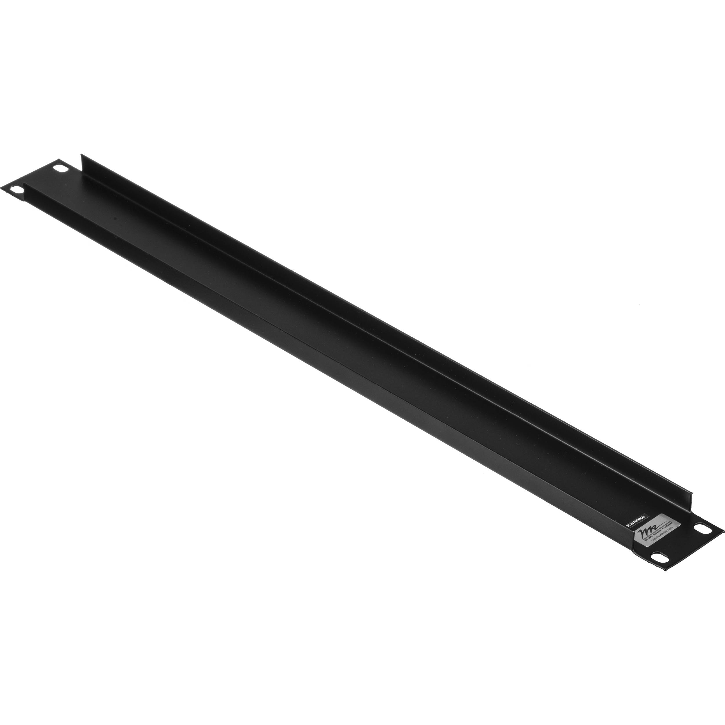 Middle Atlantic EB1-CP12 1U steel blank panels, 12-pack, flat black finish — view 2