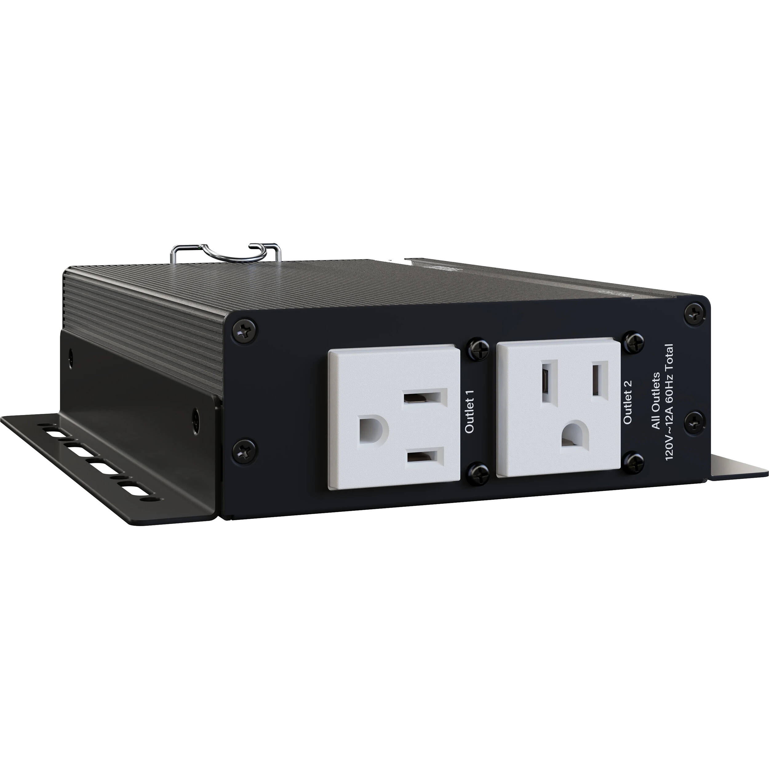 Middle Atlantic PDX-215C-SP compact 15 amp two-outlet surge protector for rack installations — view 2