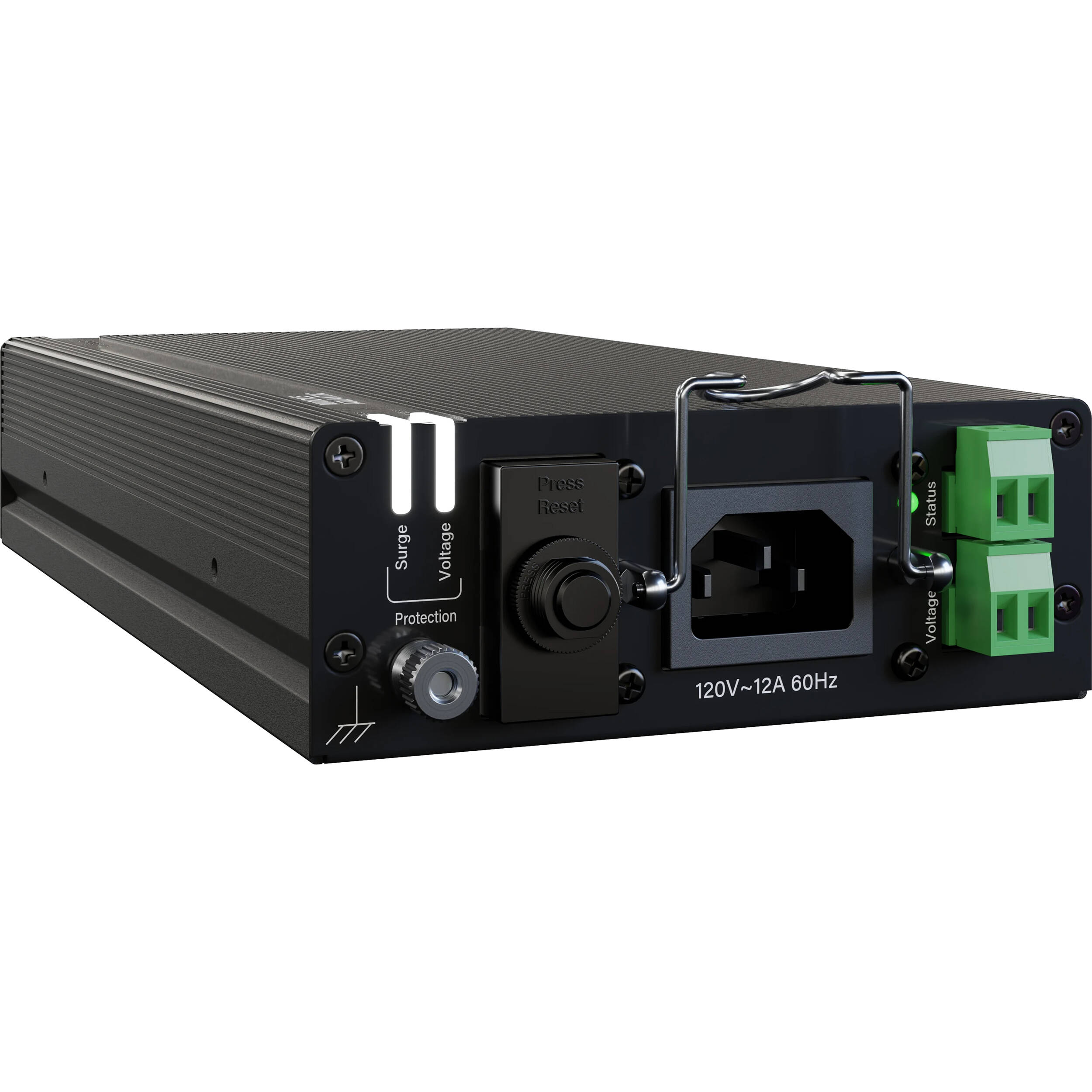 Middle Atlantic PDX-215C-SP compact 15 amp two-outlet surge protector for rack installations — view 4