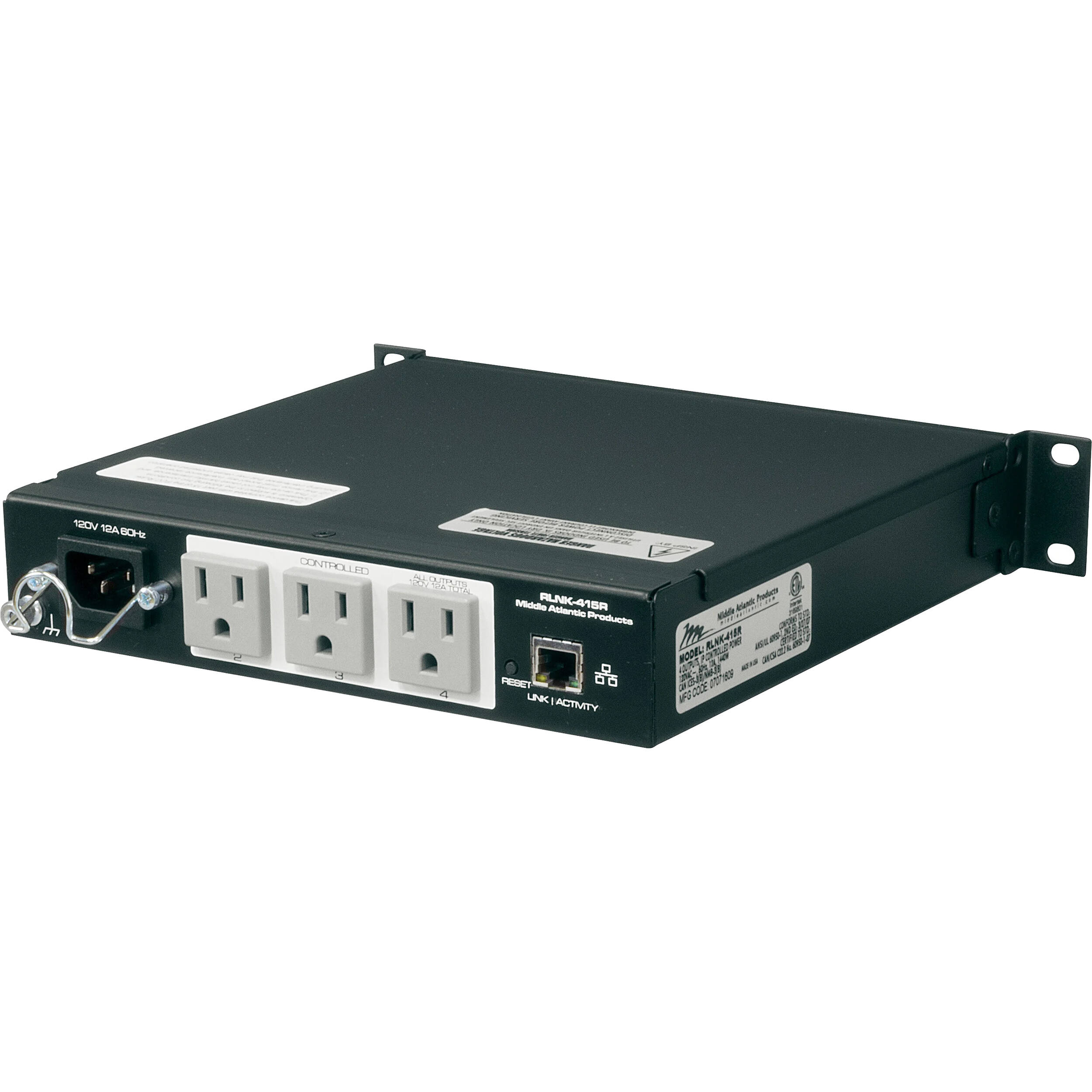 PDU with RackLink 4 Outlet — view 3
