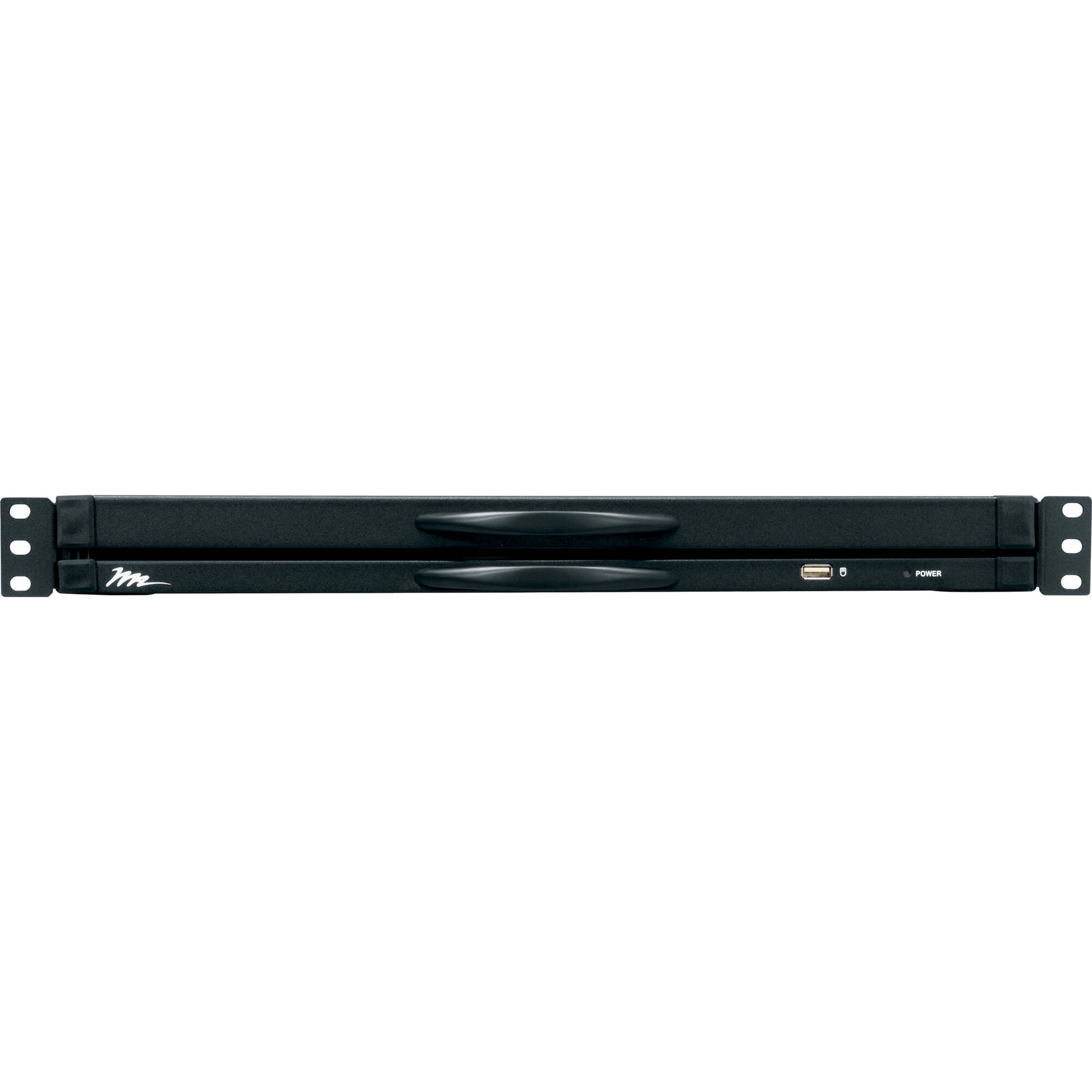 Middle Atlantic RM-KB-LCD17KVMHD rackmount console with integrated KVM and 17 inch display — view 4