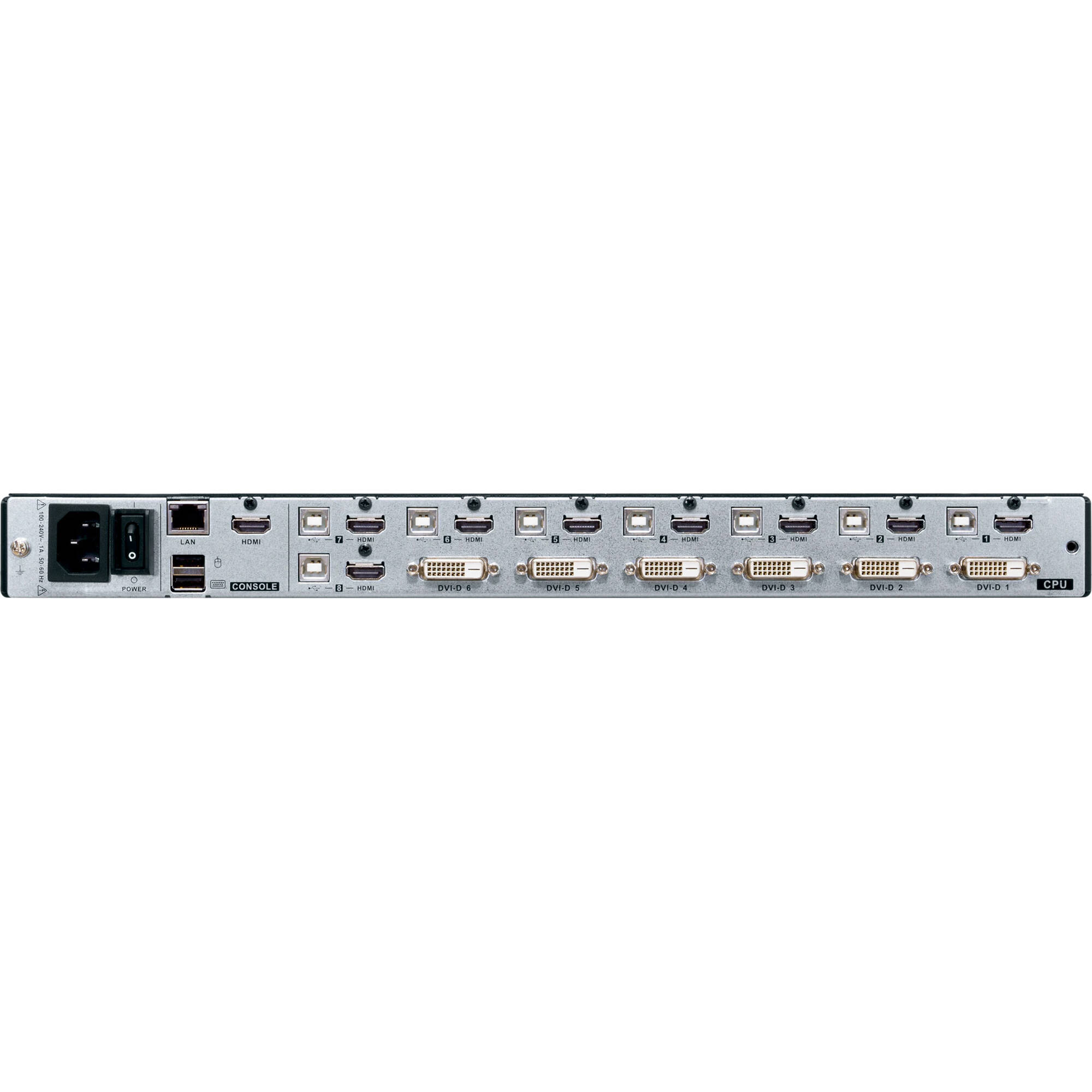 Middle Atlantic RM-KB-LCD17KVMHD rackmount console with integrated KVM and 17 inch display — view 5