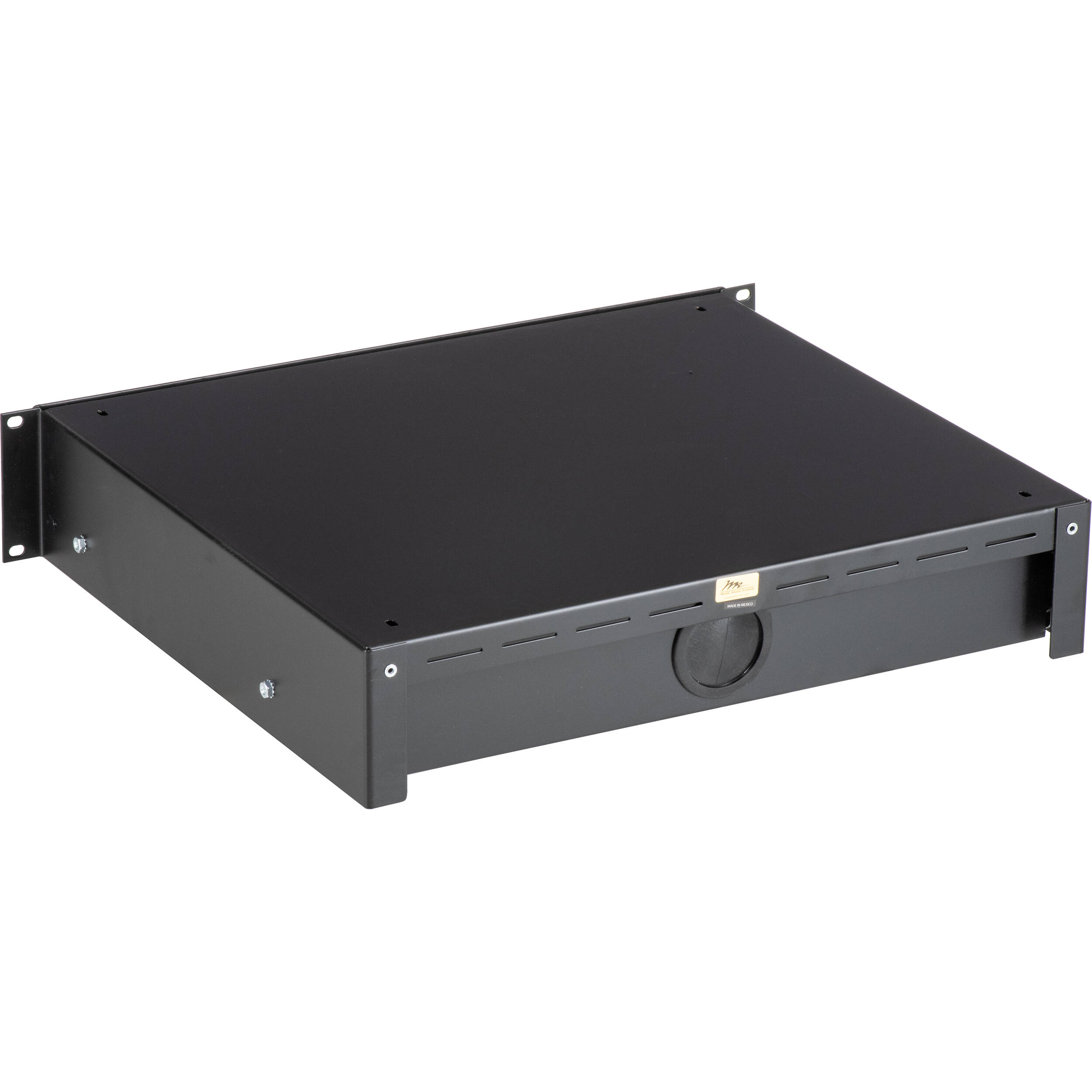 Middle Atlantic TD2LK 2-space lockable rack text drawer — view 4