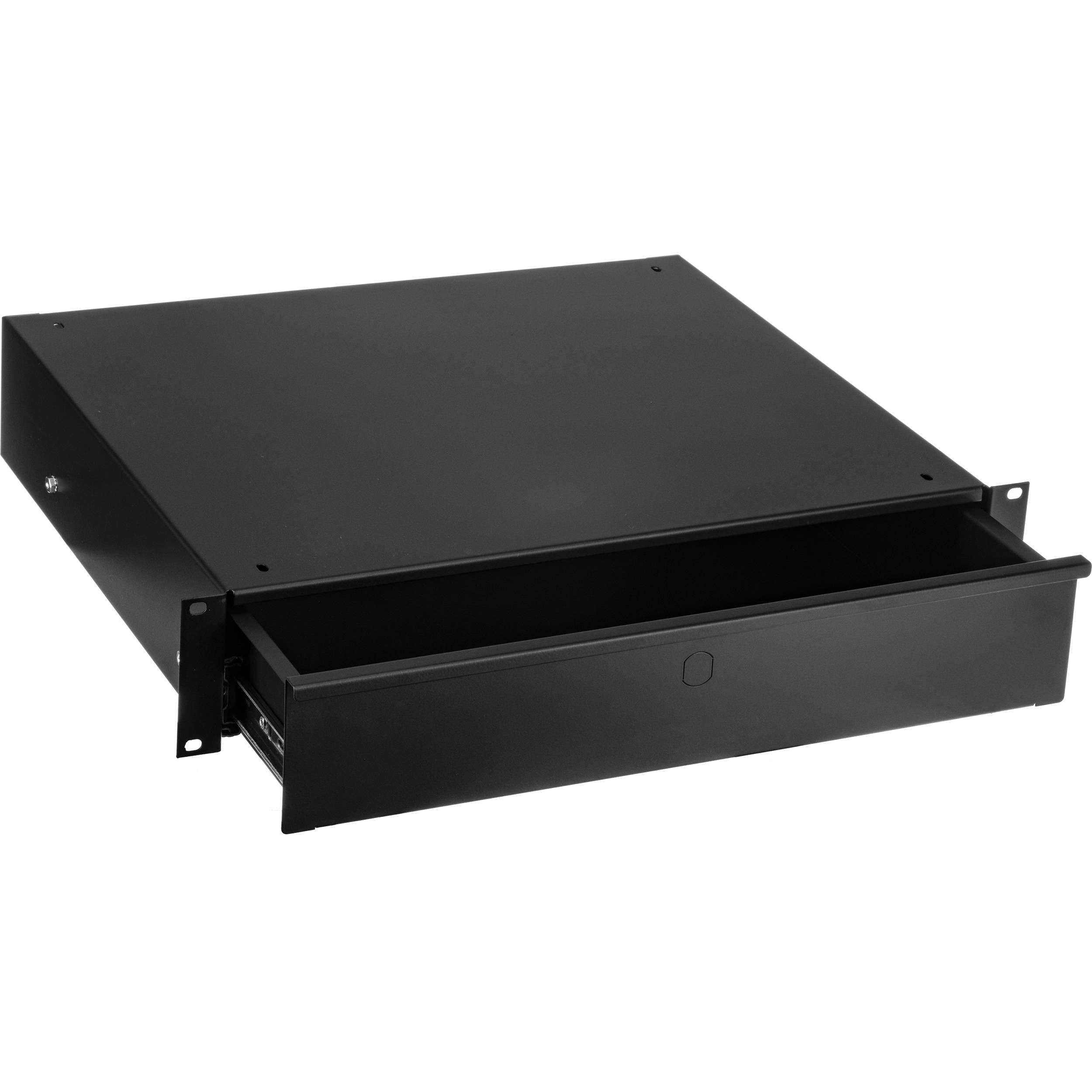 Middle Atlantic UD2 black 2 U utility drawer rack accessory — view 2