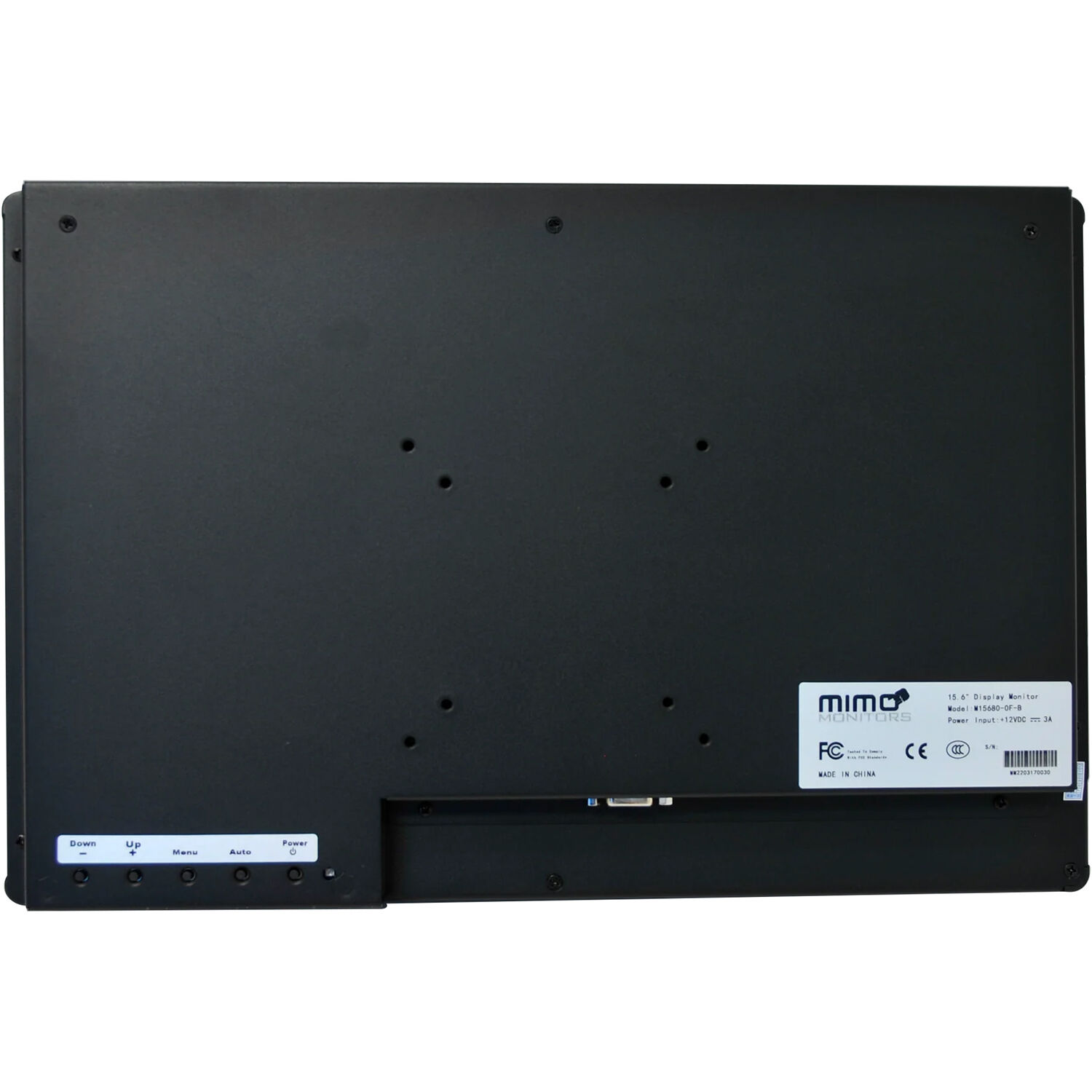 Mimo Monitors 15.6-inch open-frame PCAP touch display with HDMI and DVI inputs — view 3