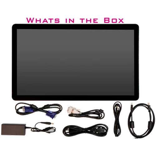 27-inch open-frame projected capacitive touch display for kiosk and embedded integration — view 6