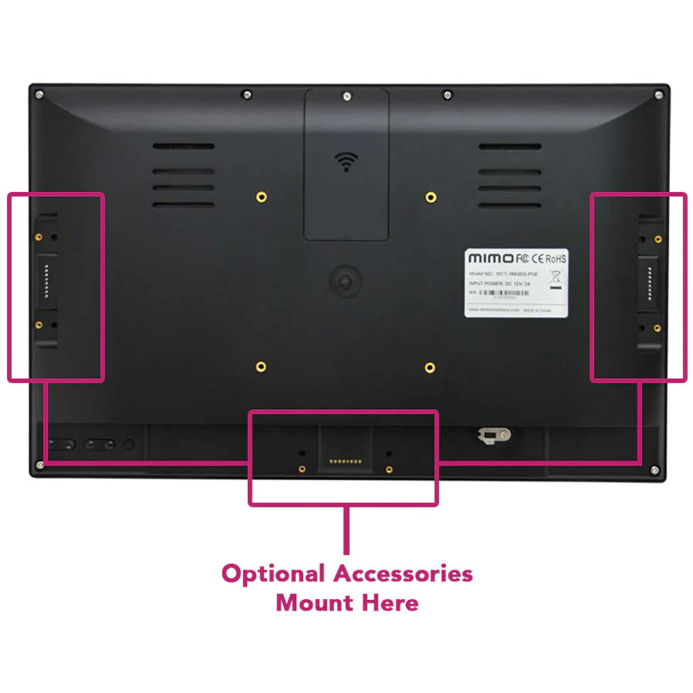 MIMO Monitors ADAPT-LTS 15.6 inch Android 12 tablet with PCAP touch and PoE — view 10