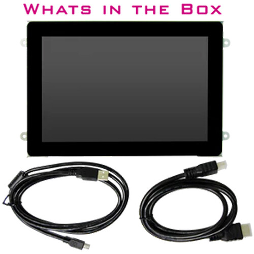 MIMO VUE 10.1 in open-frame PCAP touch display with USB and HDMI connectivity — view 4