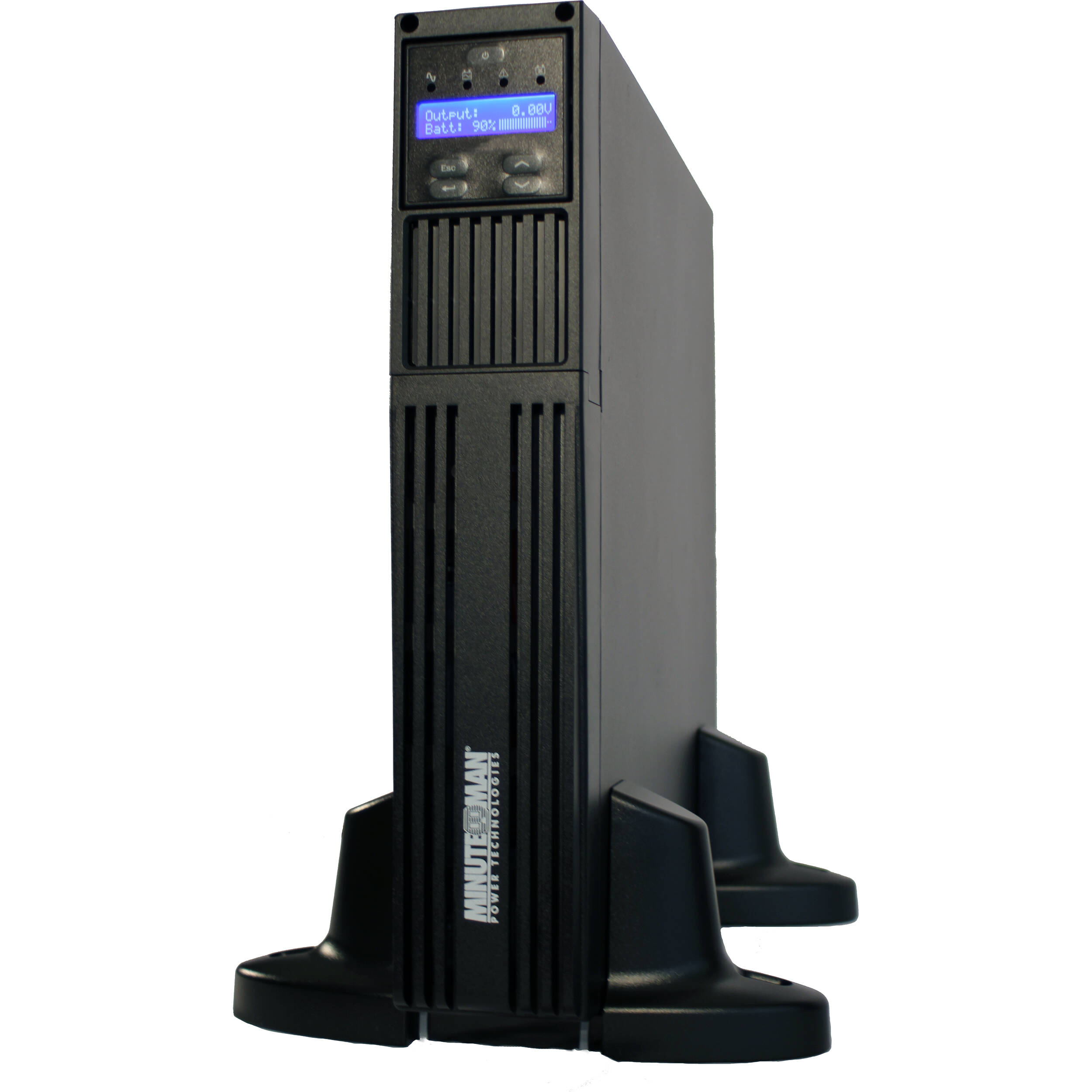 Minuteman EXR2000RT2U 2U rack/tower true sine wave line-interactive UPS — view 2