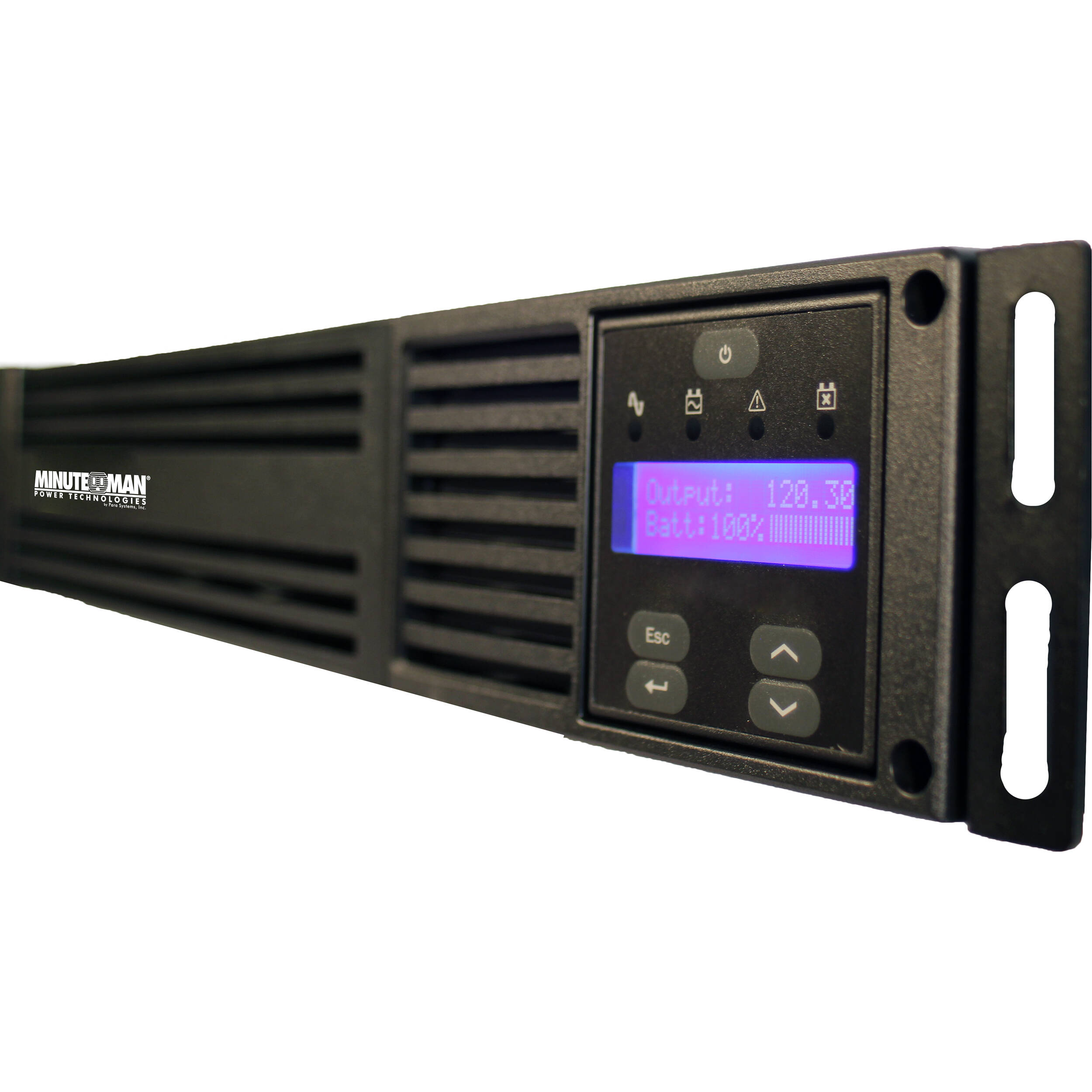 Minuteman EXR3000RT2U rack/tower UPS with true sine wave output and extended runtime for critical IT systems — view 4