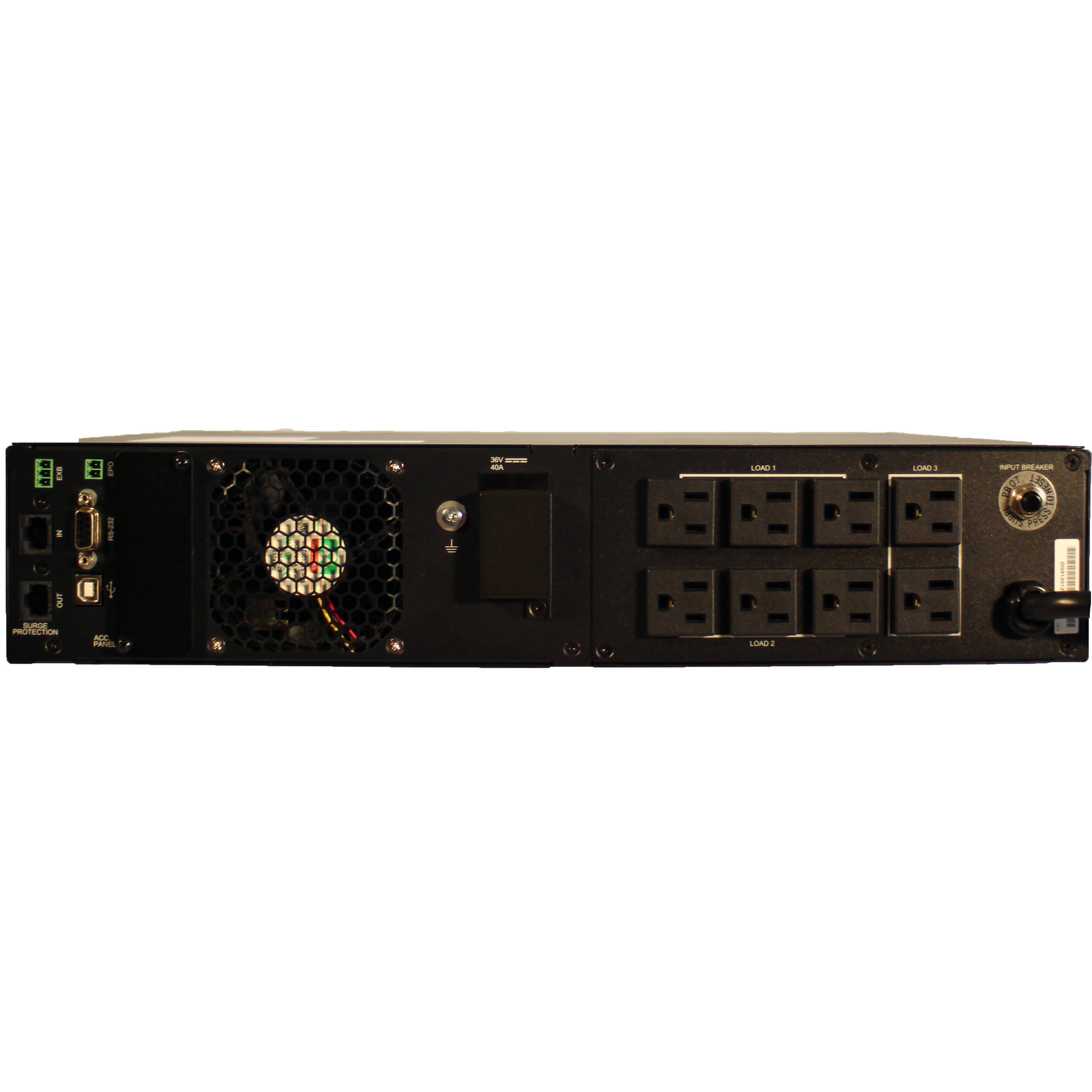 Minuteman EXR3000RT2U rack/tower UPS with true sine wave output and extended runtime for critical IT systems — view 6