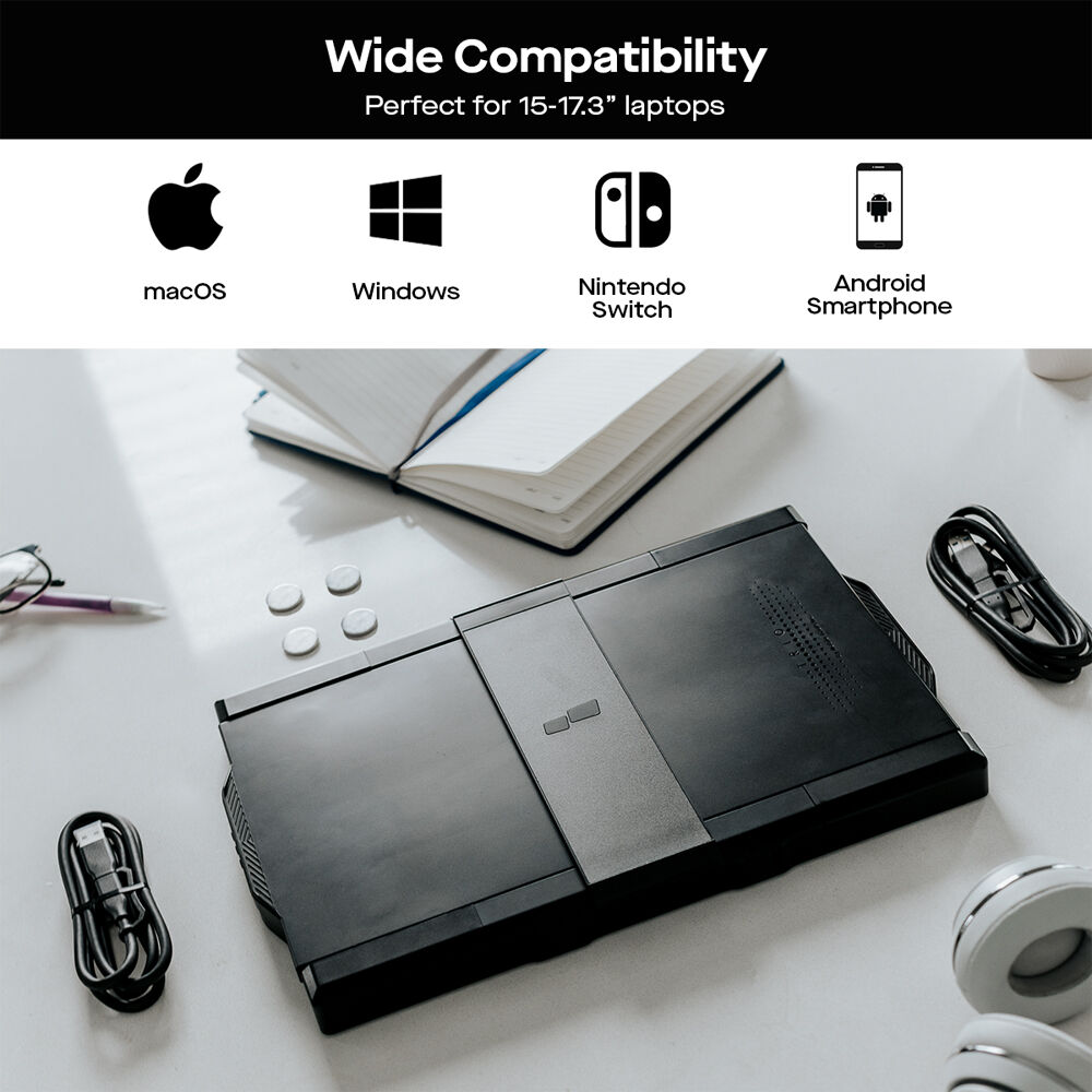 Mobile Pixels Trio 2.0 portable triple-screen monitor with two 13.3-inch IPS displays and USB-C connection — view 10