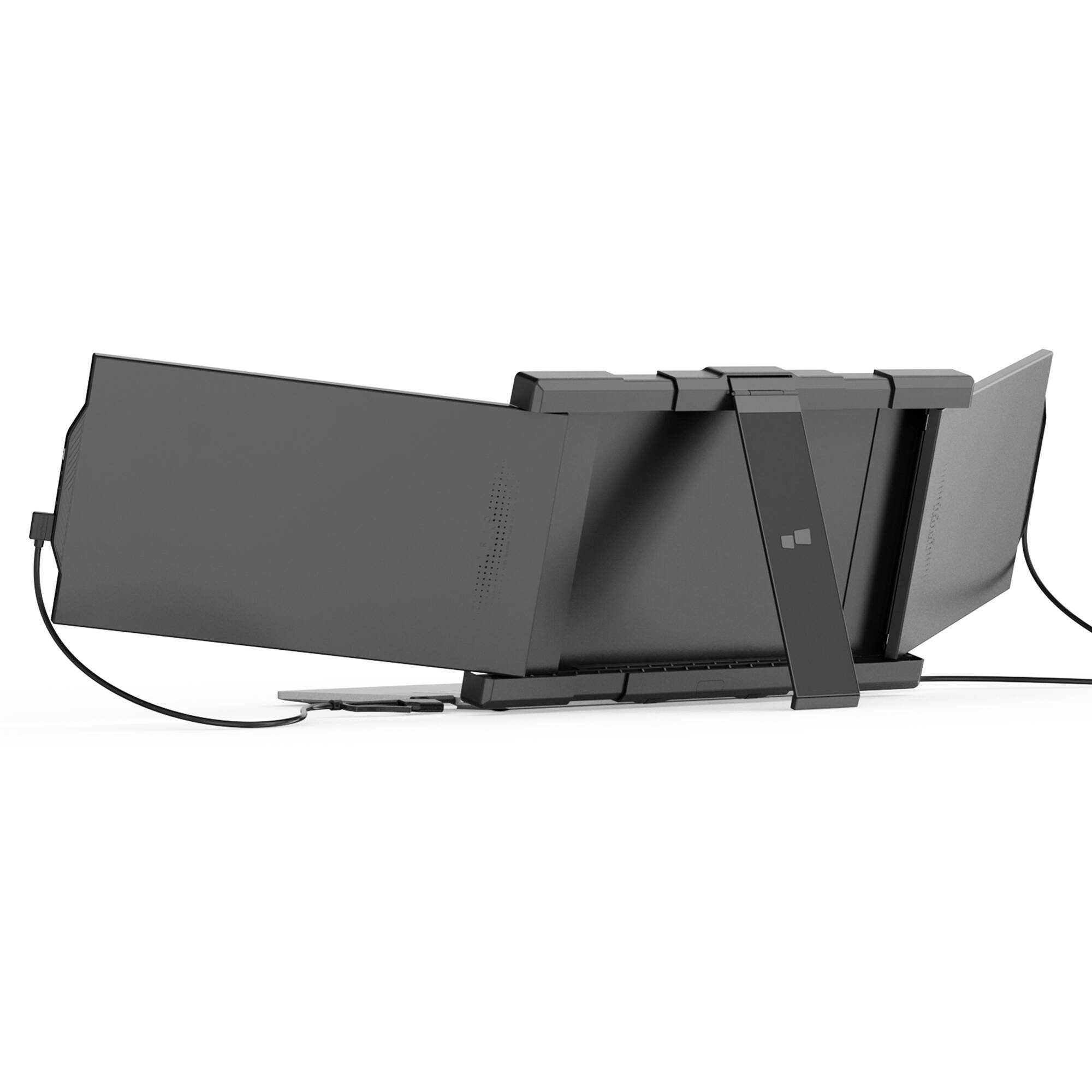 Mobile Pixels Trio 2.0 portable triple-screen monitor with two 13.3-inch IPS displays and USB-C connection — view 2