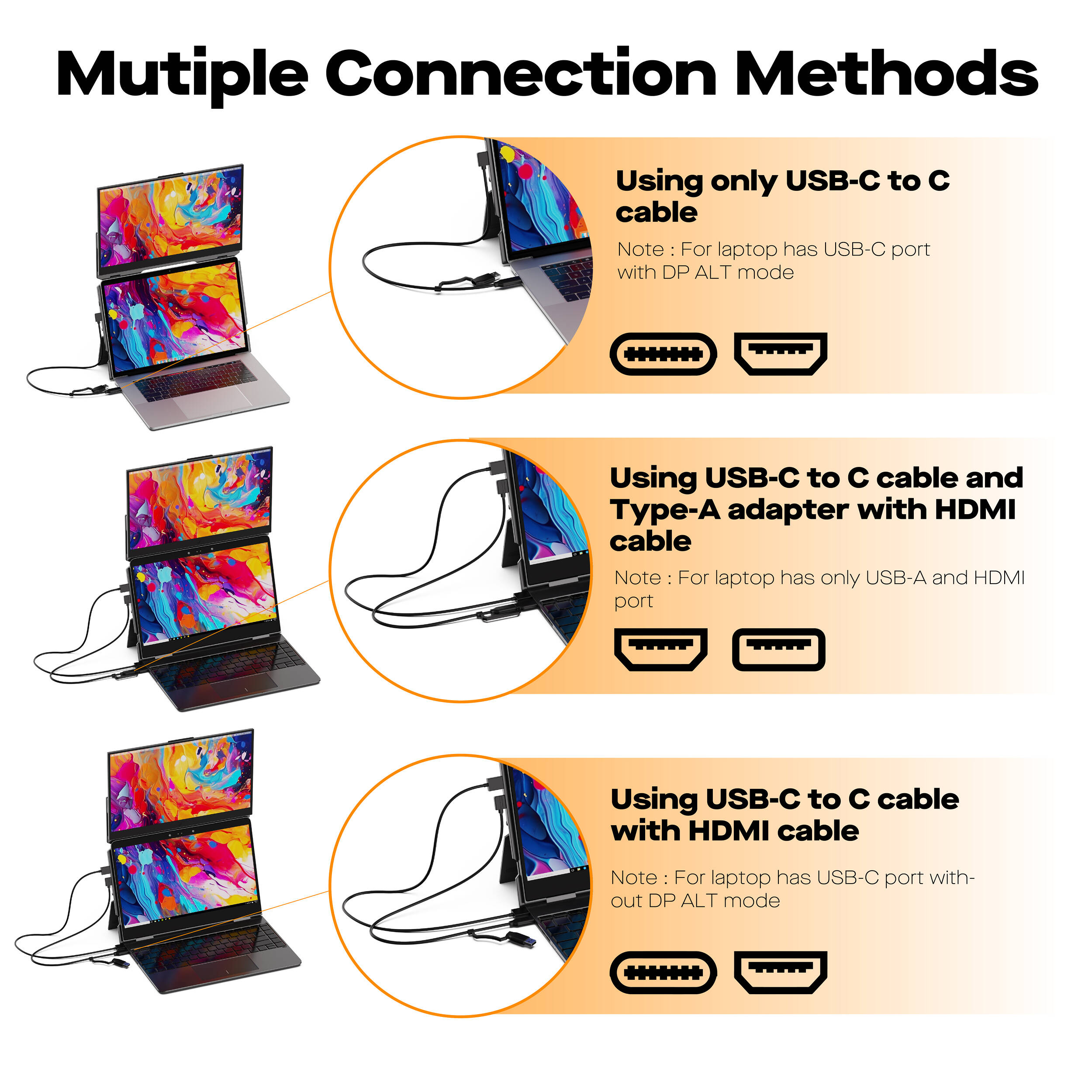 Mobile Pixels Duex Float 15.6 inch 1080p touch portable monitor with kickstand — view 4