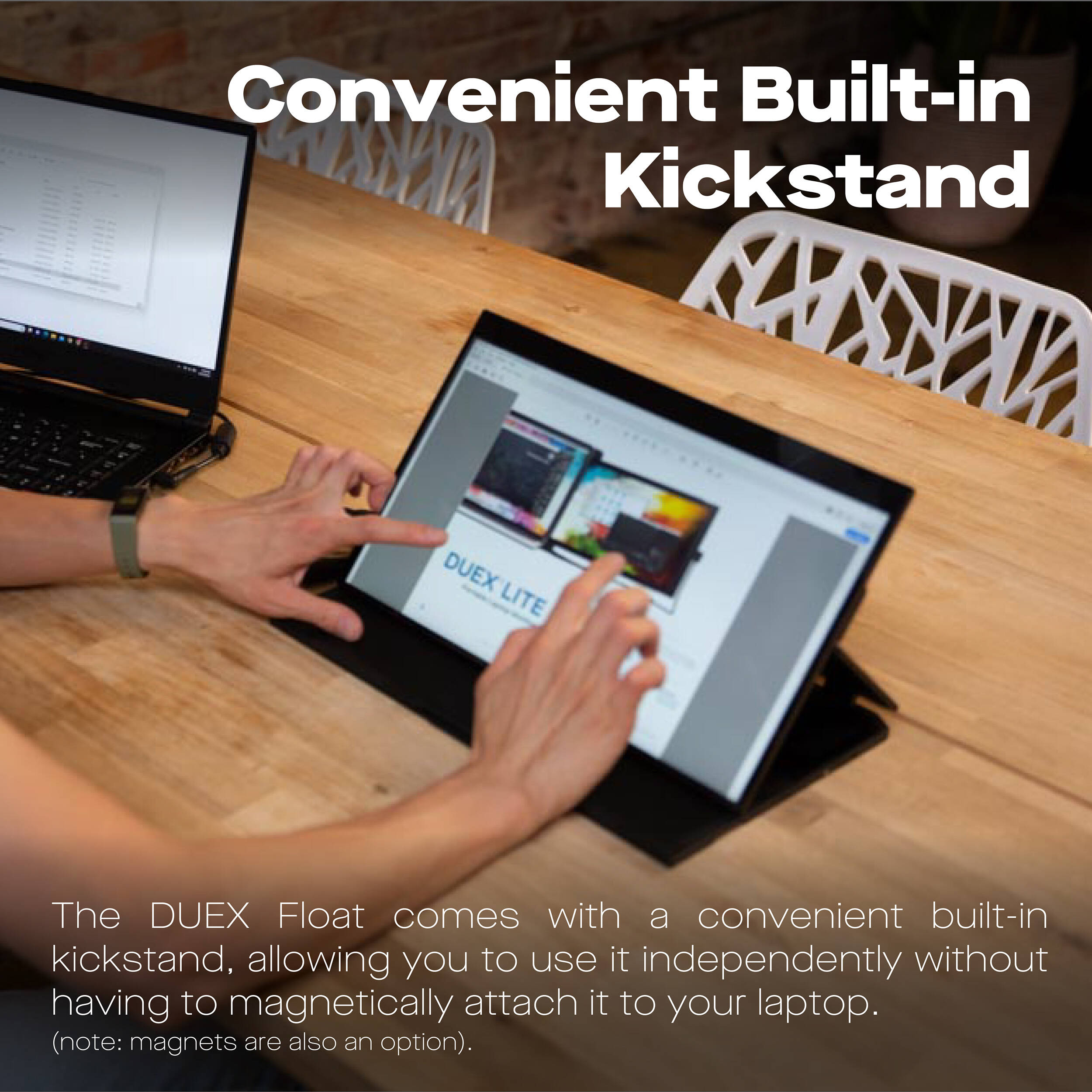 Mobile Pixels Duex Float 15.6 inch 1080p touch portable monitor with kickstand — view 9