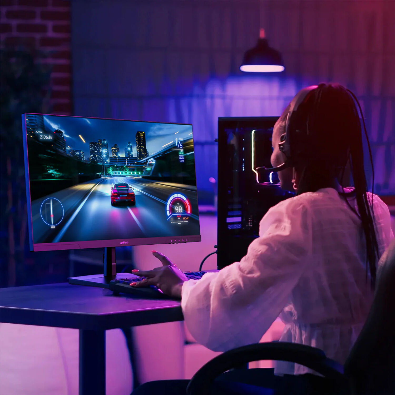 Mobile Pixels 27-inch UHD 4K IPS monitor with matte screen and dual HDMI inputs — view 8